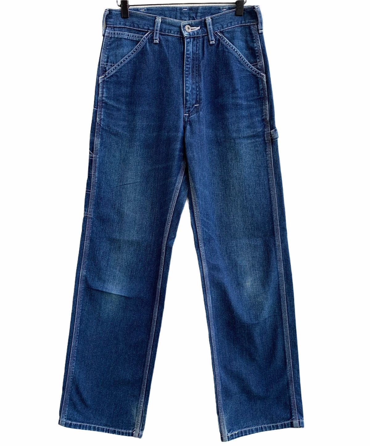 Lee LEE UNION MADE CARPENTER INDIGO DENIM (B875) Size US 29 - 2 Thumbnail