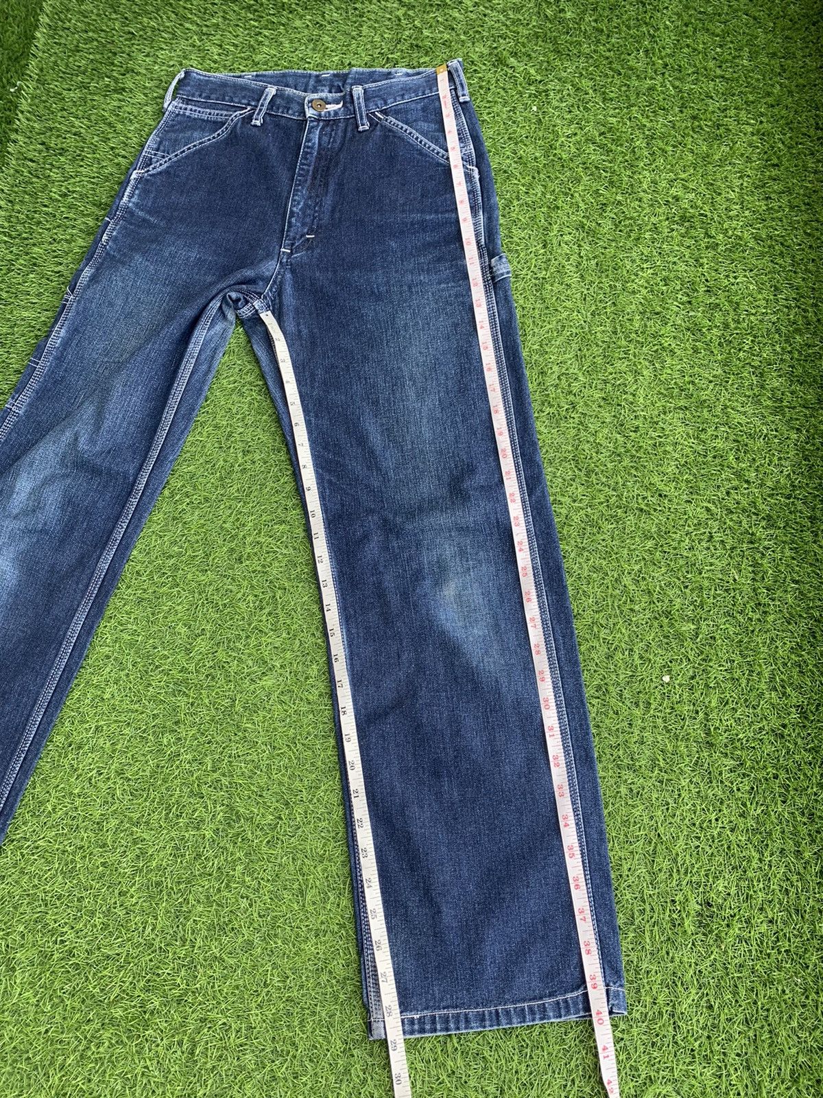 Lee LEE UNION MADE CARPENTER INDIGO DENIM (B875) Size US 29 - 15 Thumbnail