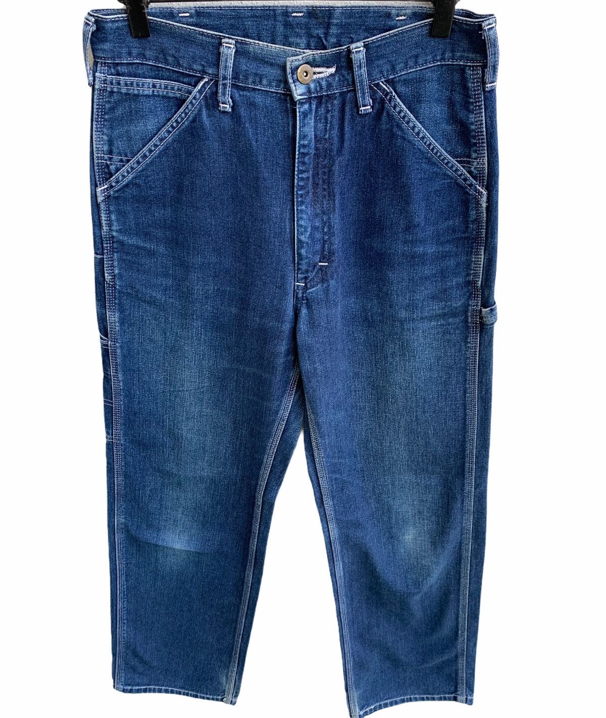 Lee LEE UNION MADE CARPENTER INDIGO DENIM (B875) Size US 29 - 5 Thumbnail