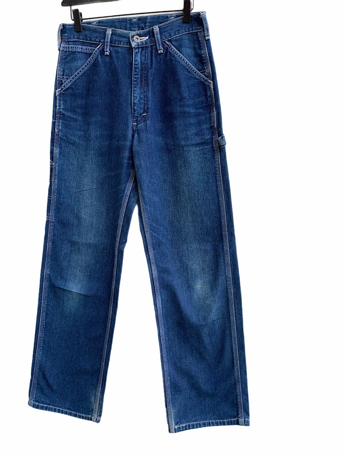 Lee LEE UNION MADE CARPENTER INDIGO DENIM (B875) Size US 29 - 4 Thumbnail