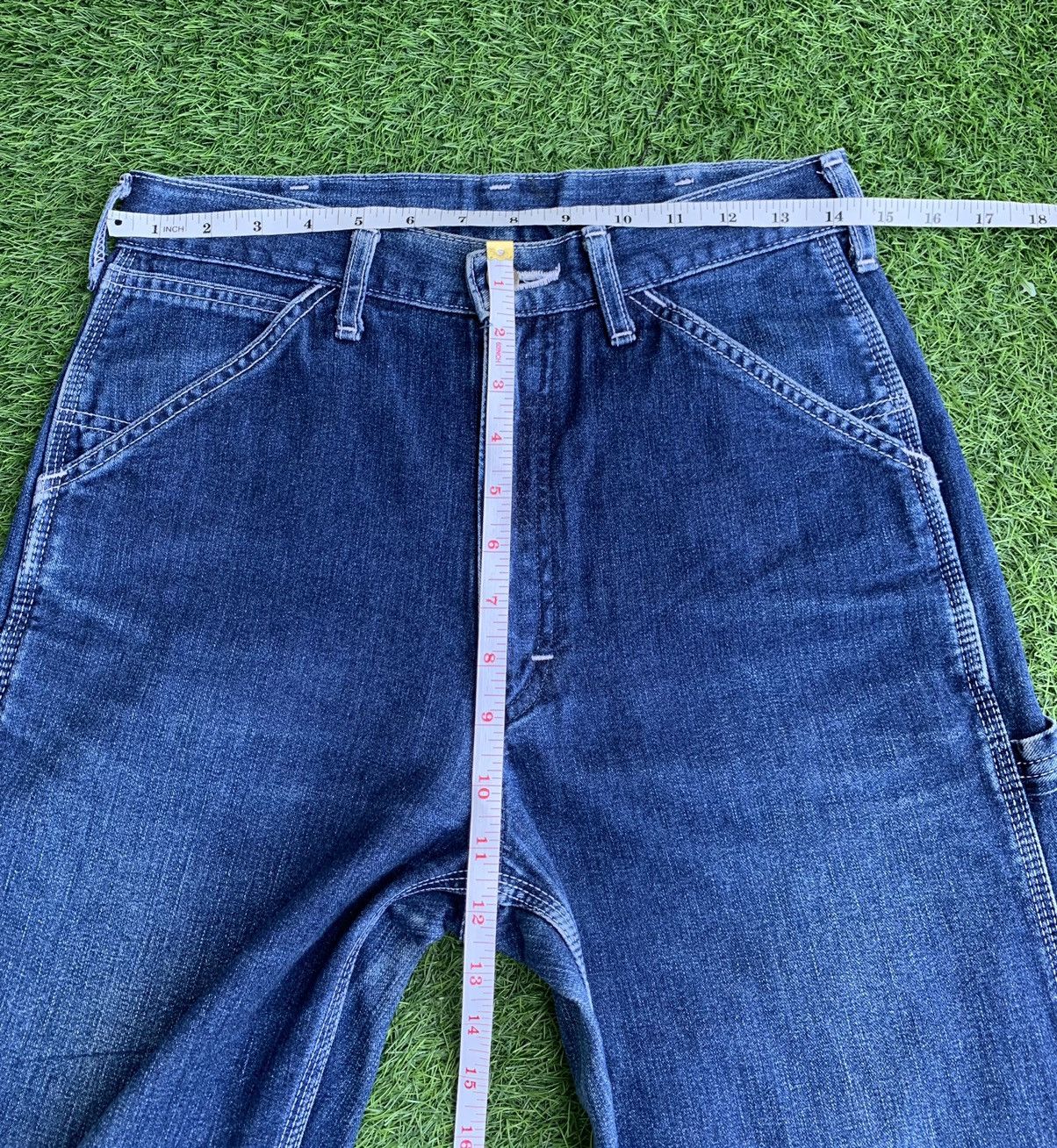 Lee LEE UNION MADE CARPENTER INDIGO DENIM (B875) Size US 29 - 14 Thumbnail