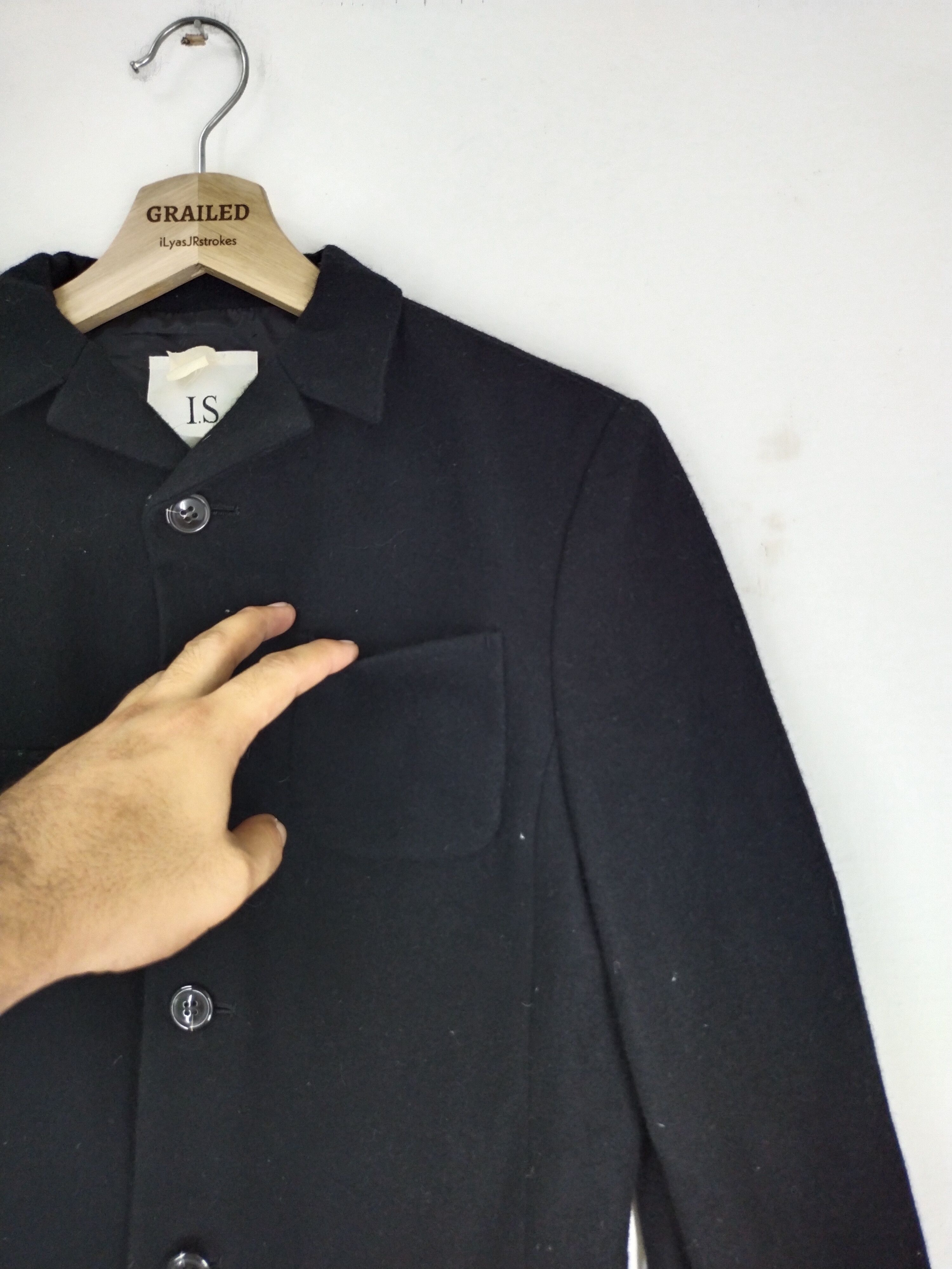Issey Miyake VINTAGE SUNAO KUWAHARA HEAVY COAT JACKET Size US M / EU 48-50 / 2 - 5 Thumbnail