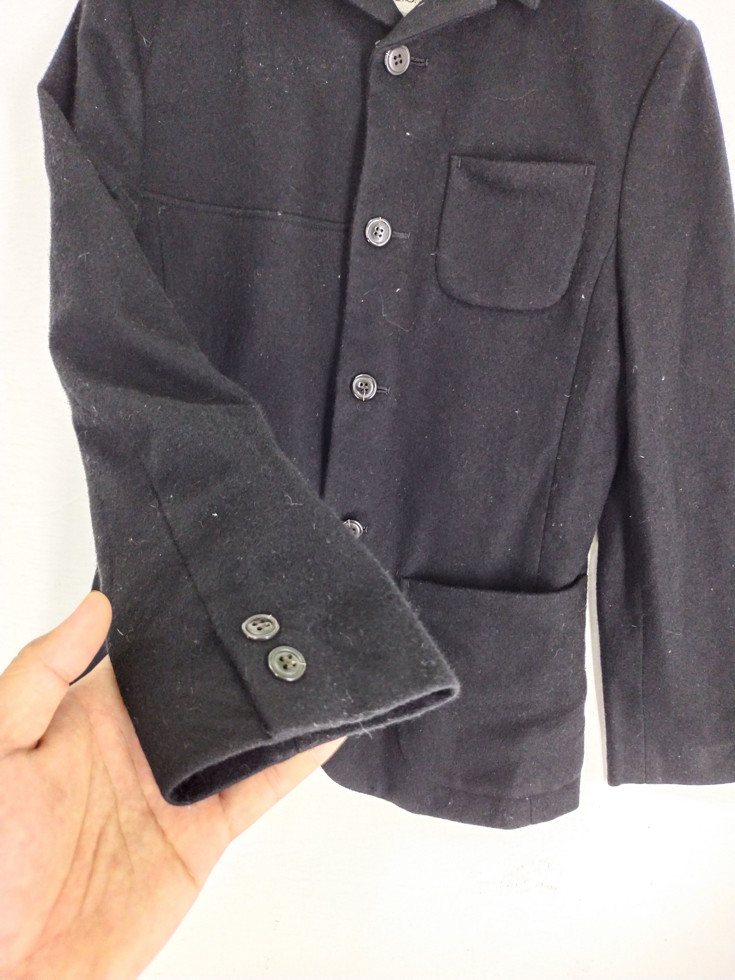 Issey Miyake VINTAGE SUNAO KUWAHARA HEAVY COAT JACKET Size US M / EU 48-50 / 2 - 4 Thumbnail
