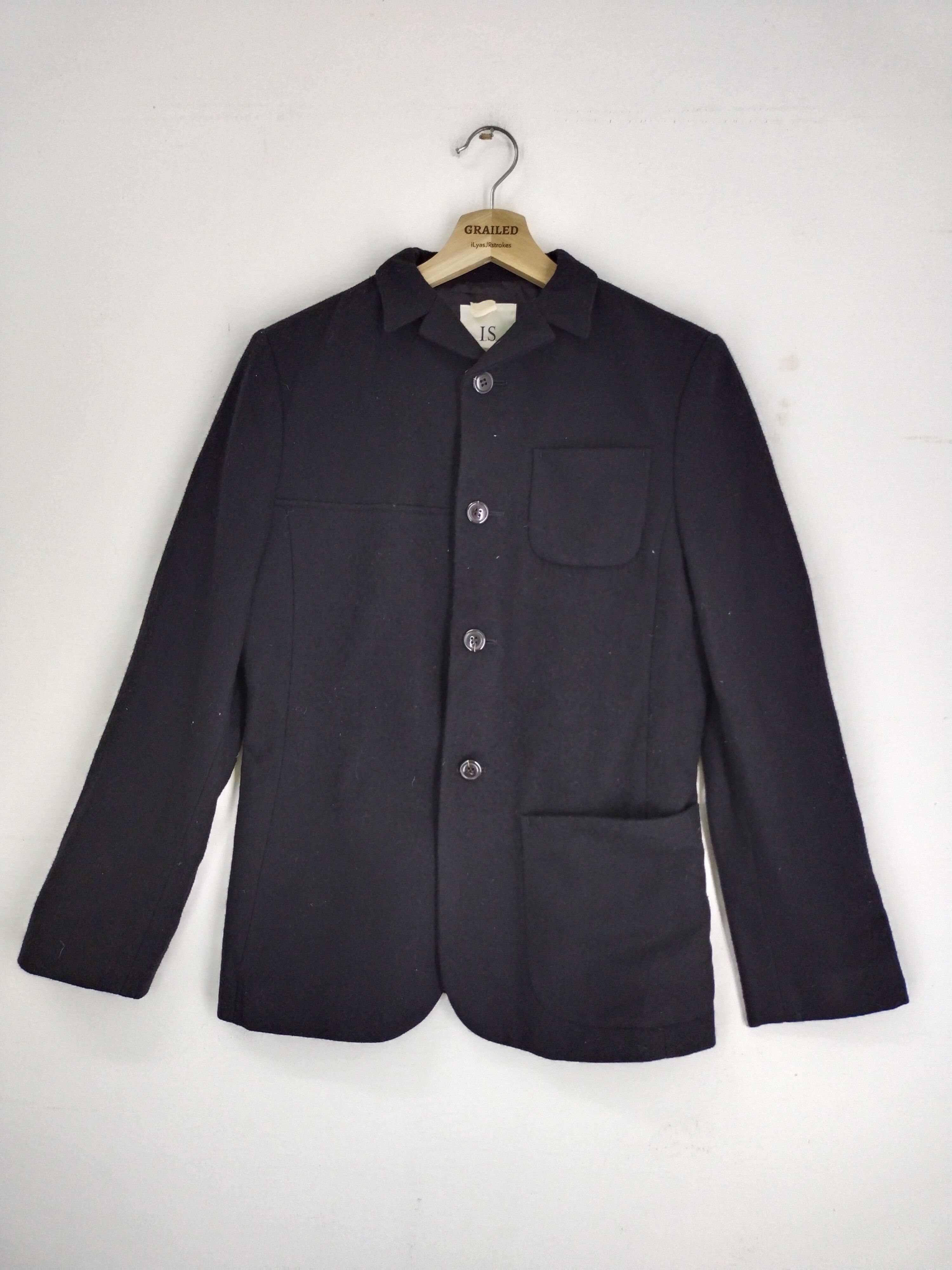 Issey Miyake VINTAGE SUNAO KUWAHARA HEAVY COAT JACKET Size US M / EU 48-50 / 2 - 1 Thumbnail