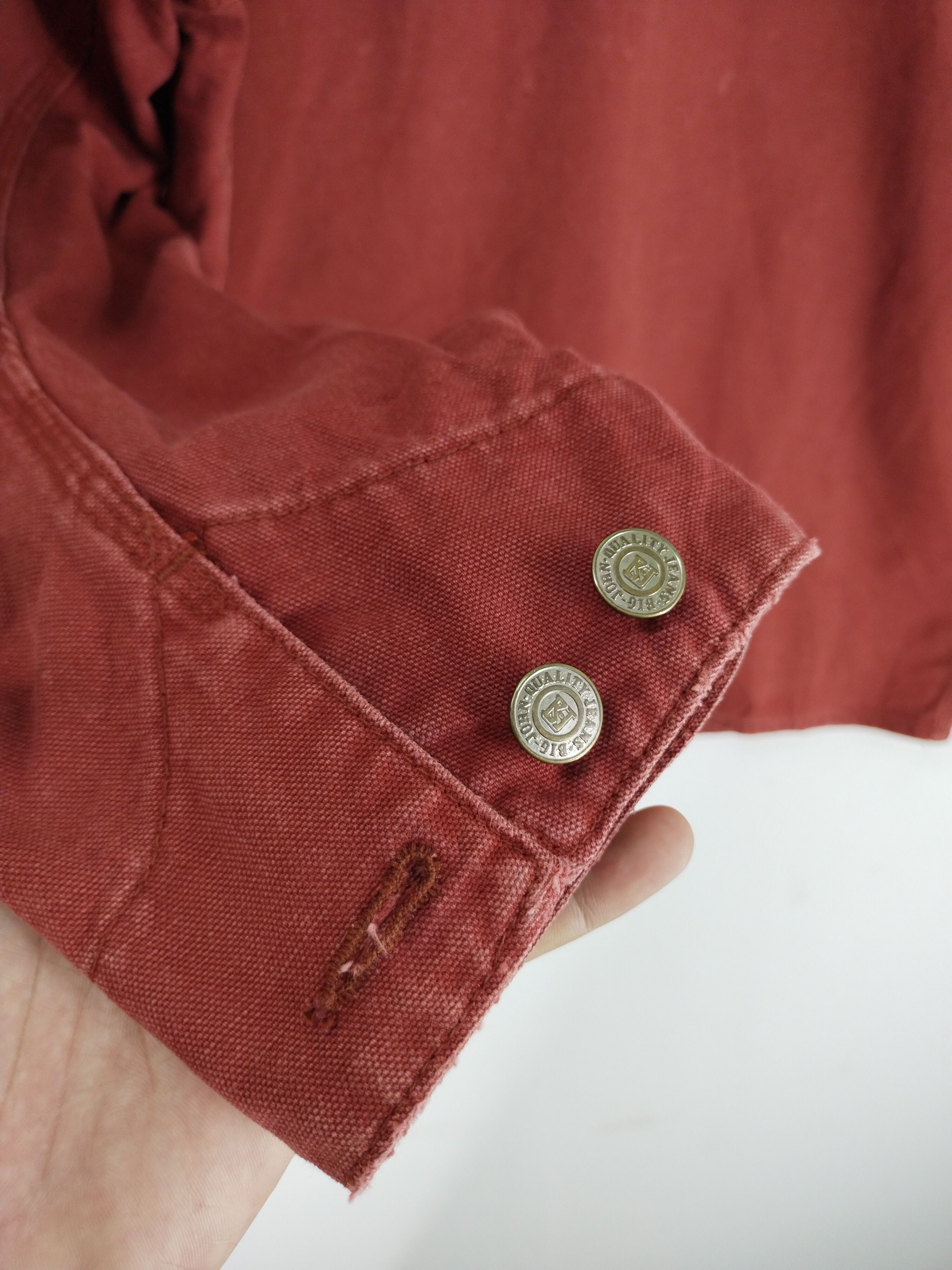 Big John Vintage Big John World Worker Red Jacket Size US L / EU 52-54 / 3 - 7 Thumbnail