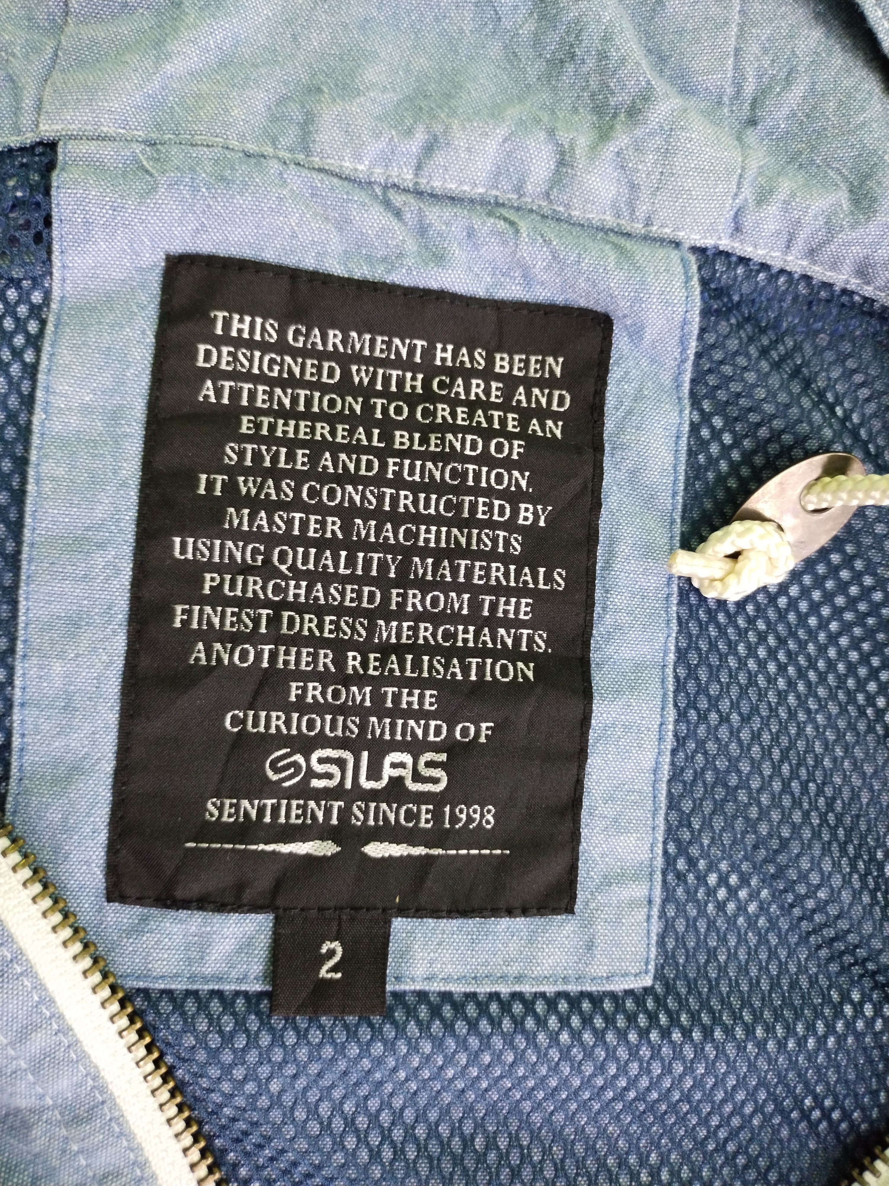 Japanese Brand × Silas × Vintage Vintage 90s SILAS Hoodie Light Jacket Size US M / EU 48-50 / 2 - 13 Thumbnail