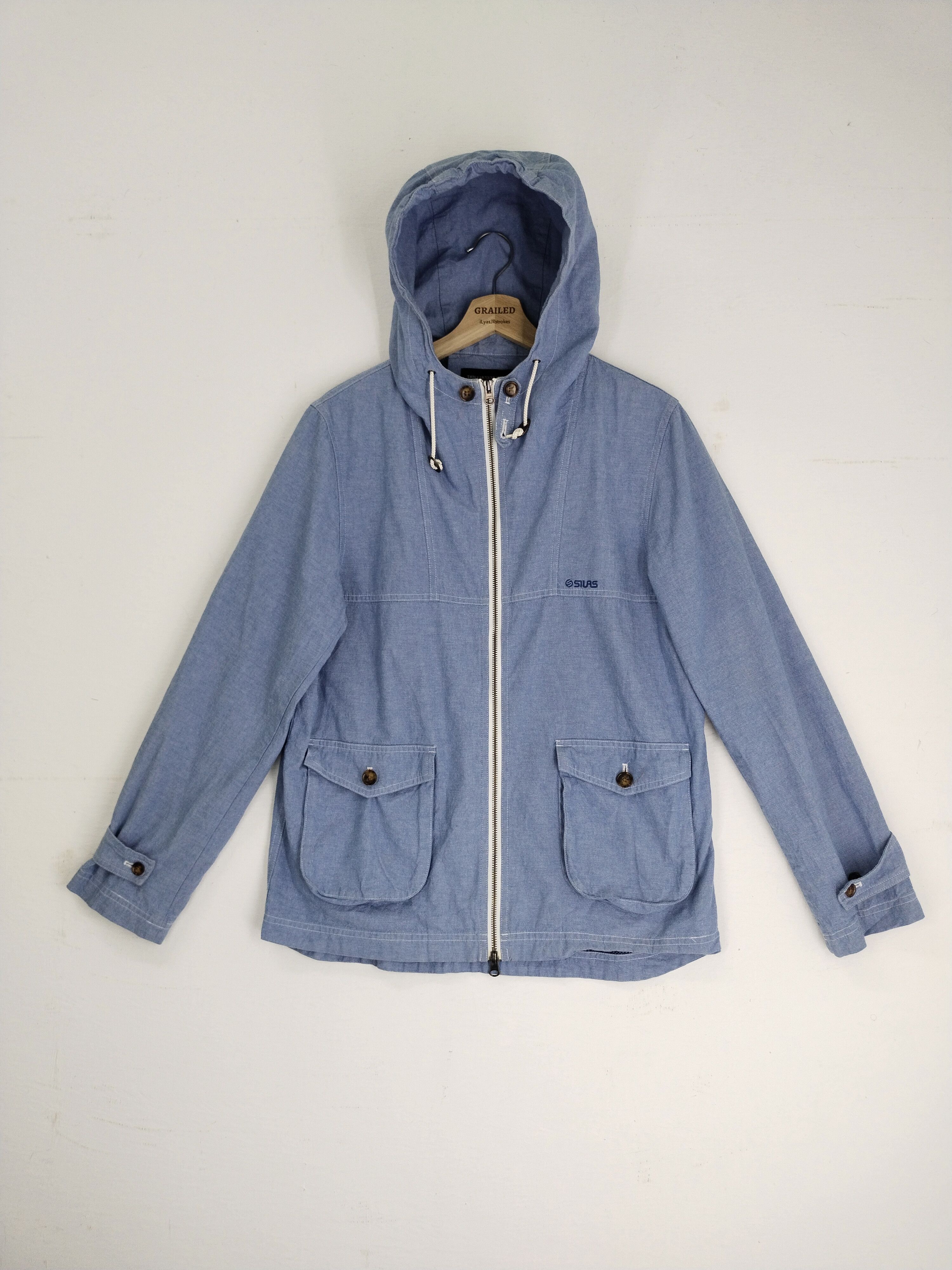 Japanese Brand × Silas × Vintage Vintage 90s SILAS Hoodie Light Jacket Size US M / EU 48-50 / 2 - 1 Thumbnail