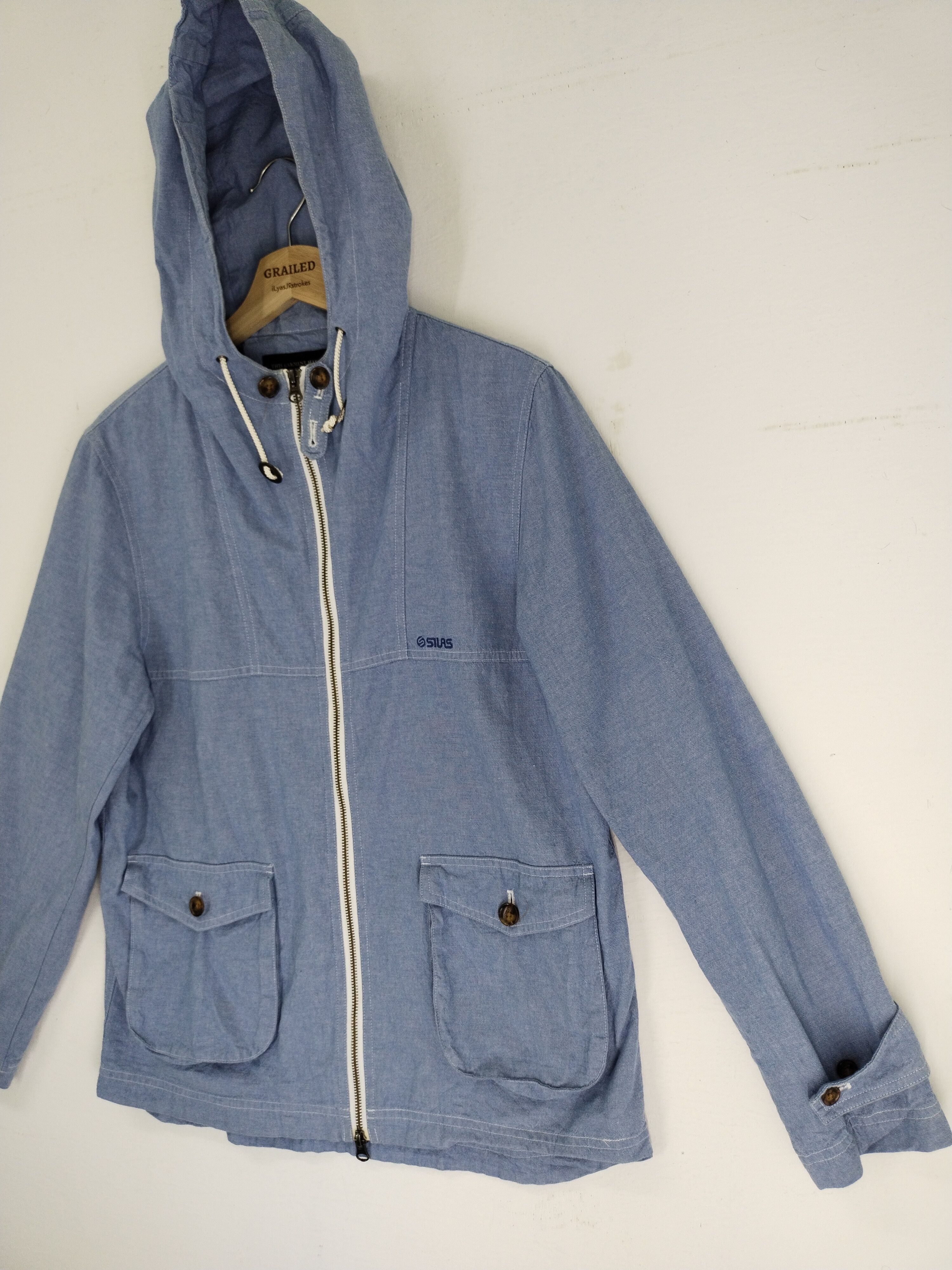 Japanese Brand × Silas × Vintage Vintage 90s SILAS Hoodie Light Jacket Size US M / EU 48-50 / 2 - 4 Thumbnail
