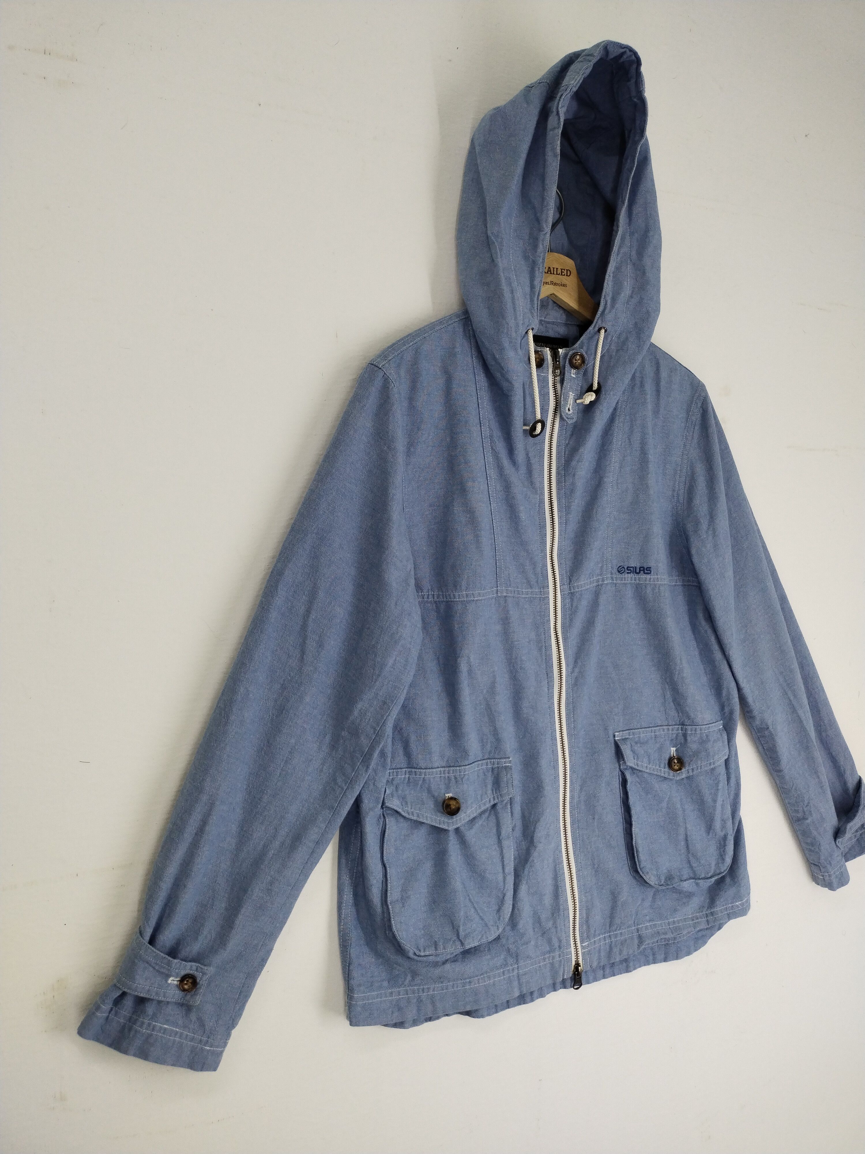 Japanese Brand × Silas × Vintage Vintage 90s SILAS Hoodie Light Jacket Size US M / EU 48-50 / 2 - 3 Thumbnail