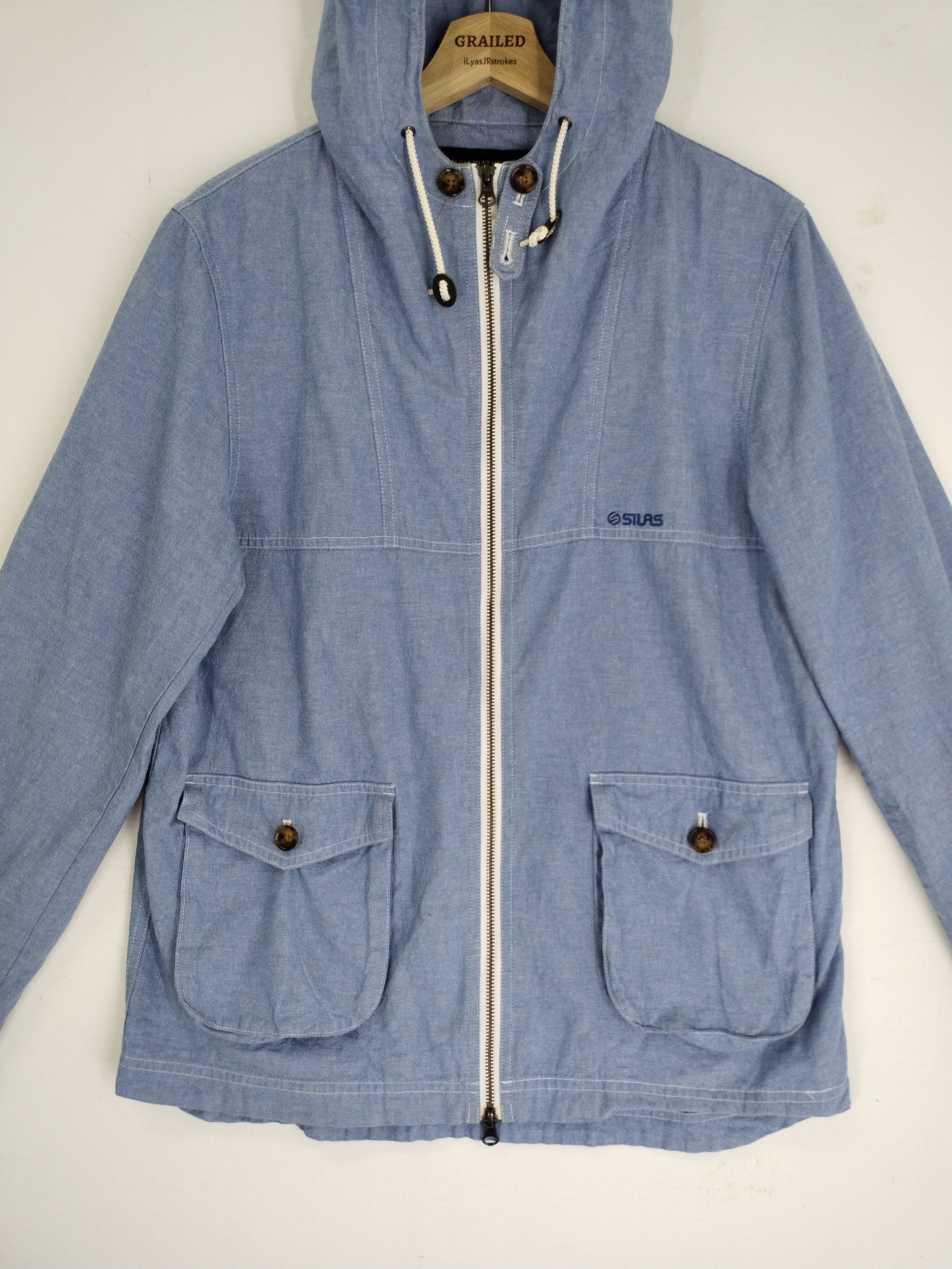 Japanese Brand × Silas × Vintage Vintage 90s SILAS Hoodie Light Jacket Size US M / EU 48-50 / 2 - 2 Thumbnail
