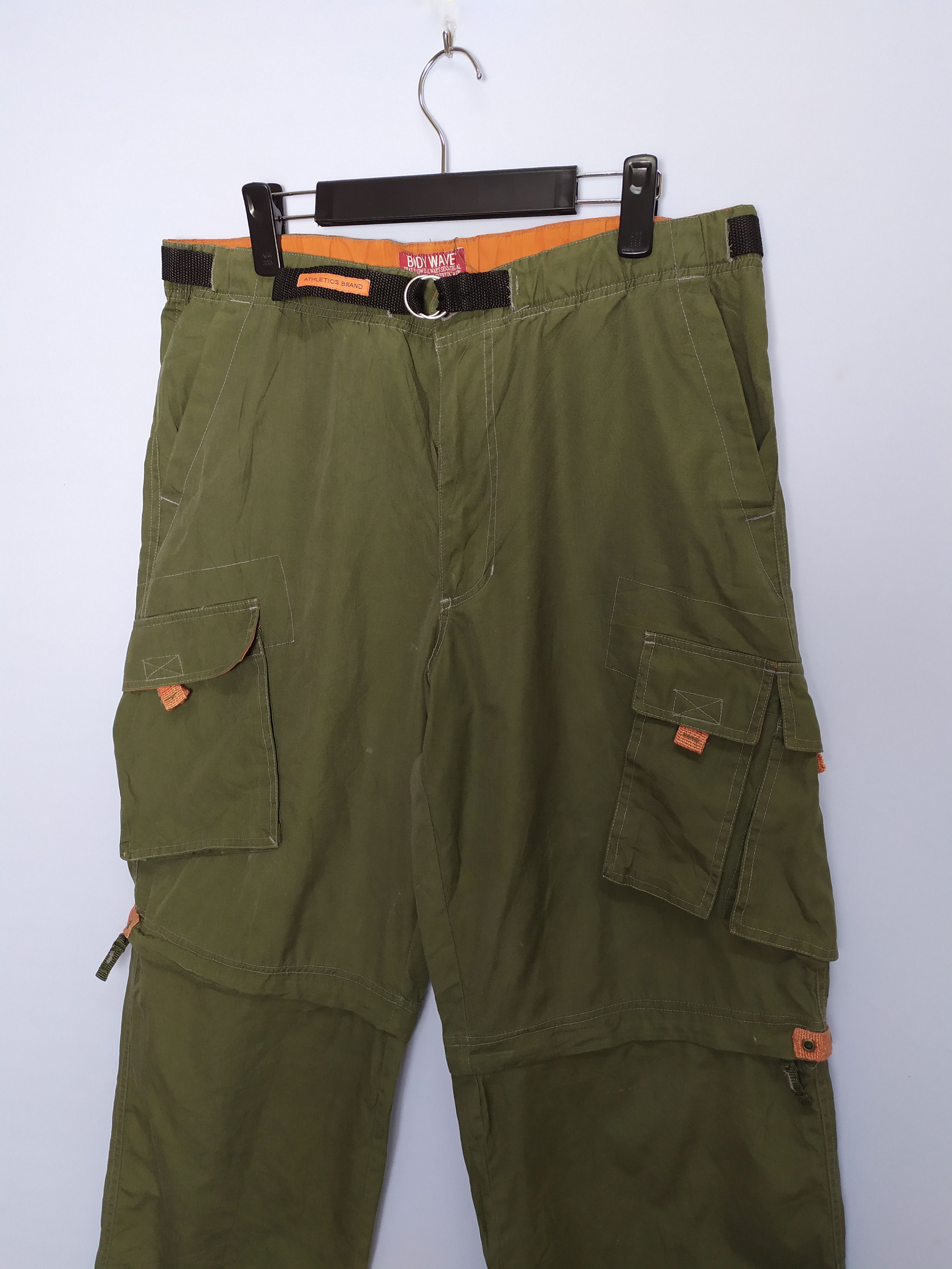 Japanese Brand BODY WAVE CARGO PANTS MULTIPOCKET TACTICAL Size US 34 / EU 50 - 2 Thumbnail