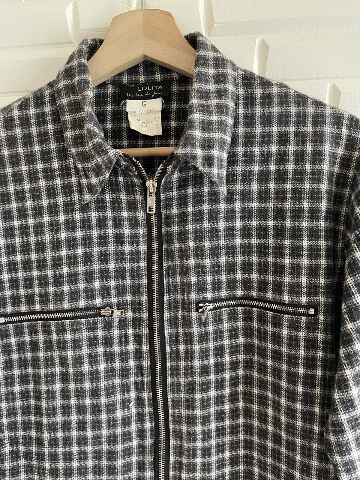 agnes b. RARE Vintage Agnes B. X Lolita Glen Plaid Jacket Size US M / EU 48-50 / 2 - 3 Thumbnail