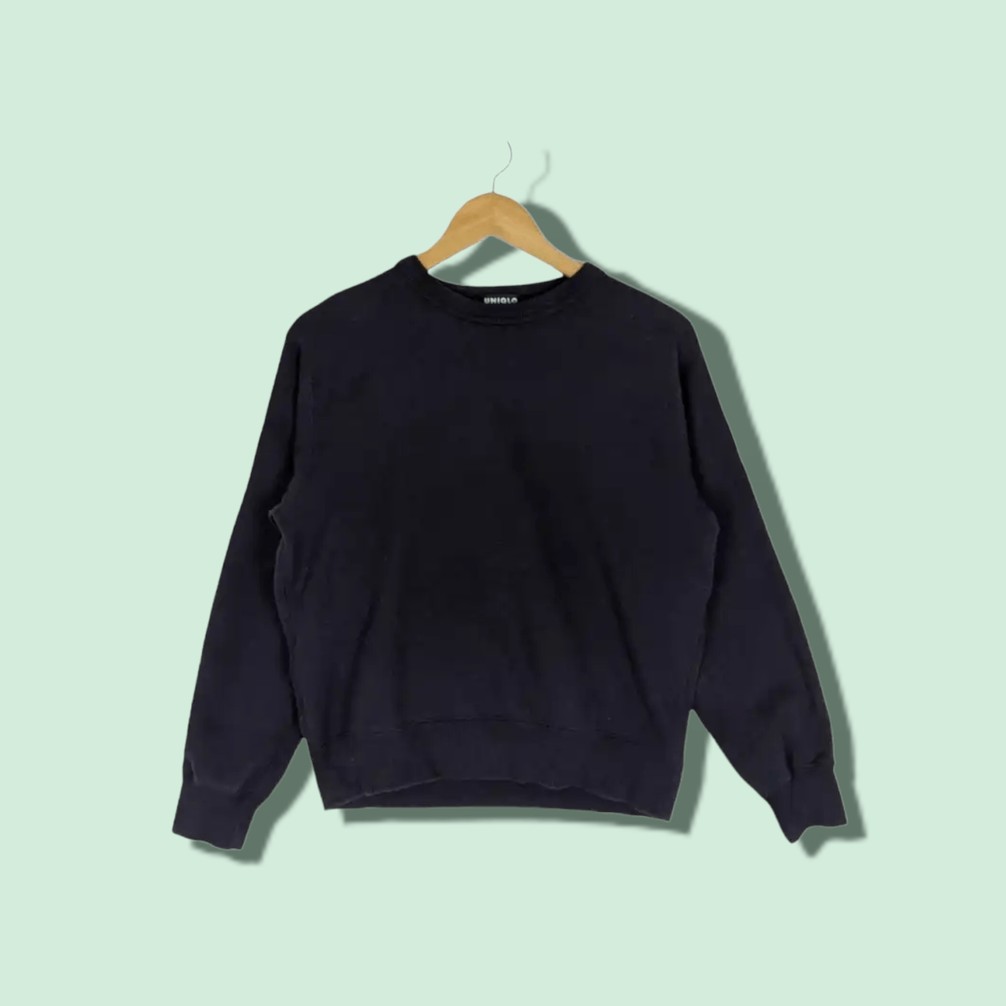 Japanese Brand × Uniqlo × Vintage Vintage 90's UNIQLO Plain Jumper Sweatshirt Size S / US 4 / IT 40 - 1 Thumbnail
