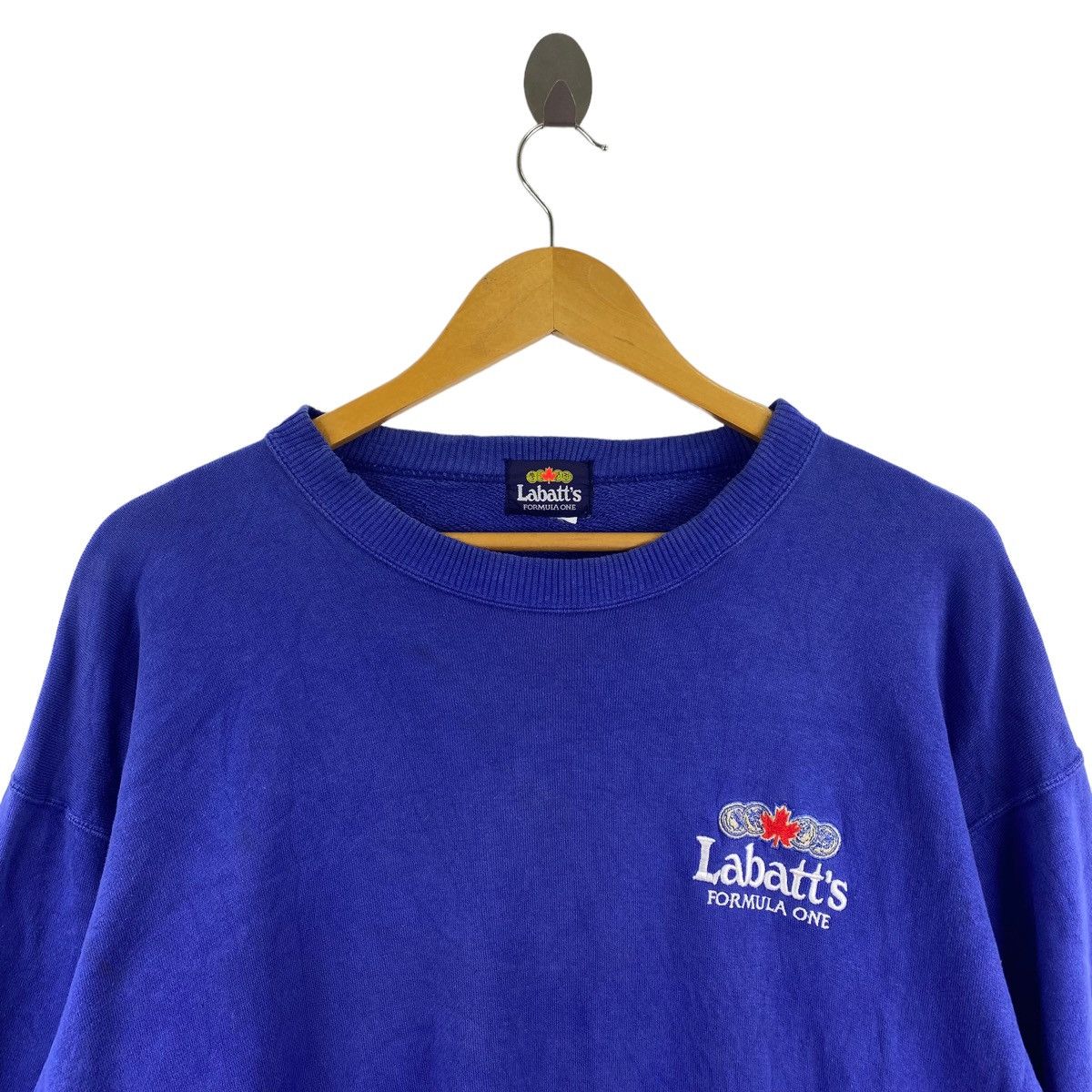 Vintage Vintage LABATT’S FORMULA ONE Racing Big Logo Blue Sweatshirt Size US M / EU 48-50 / 2 - 4 Thumbnail