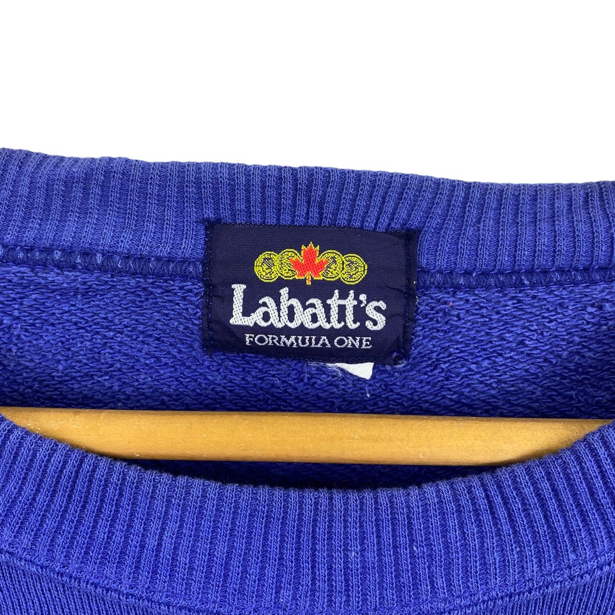 Vintage Vintage LABATT’S FORMULA ONE Racing Big Logo Blue Sweatshirt Size US M / EU 48-50 / 2 - 7 Thumbnail