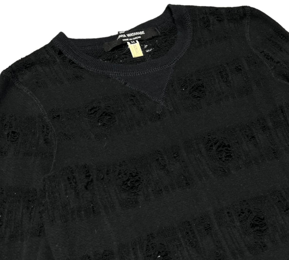 Junya Watanabe JUNYA WATANABE DISTRESSED GRUNGE KNIT SWEATER Size US M / EU 48-50 / 2 - 2 Thumbnail