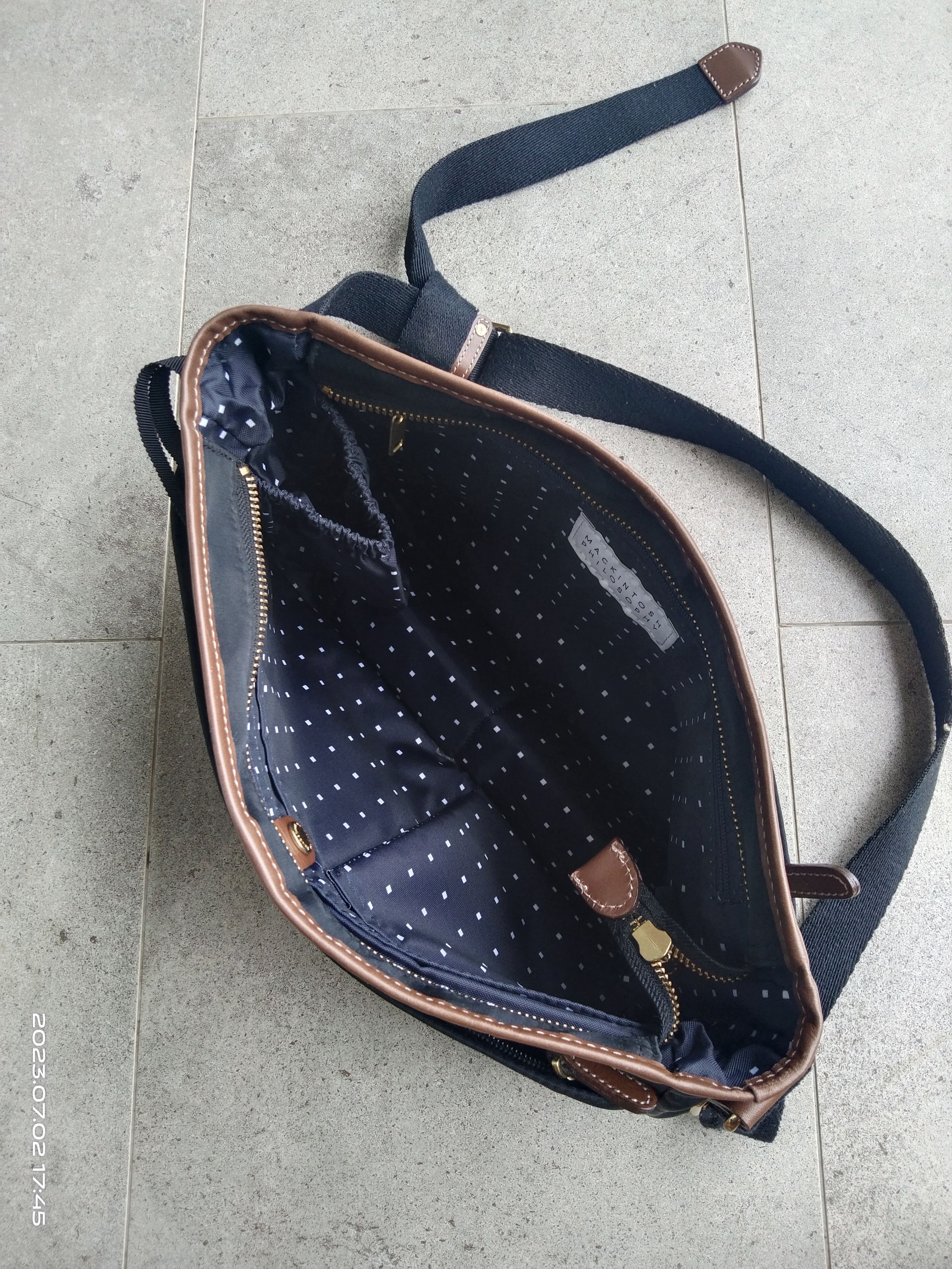Kiko Kostadinov × Mackintosh 0G🔥MACKINTOSH BLACK SLING/CROSSBODY BAG Size ONE SIZE - 3 Thumbnail