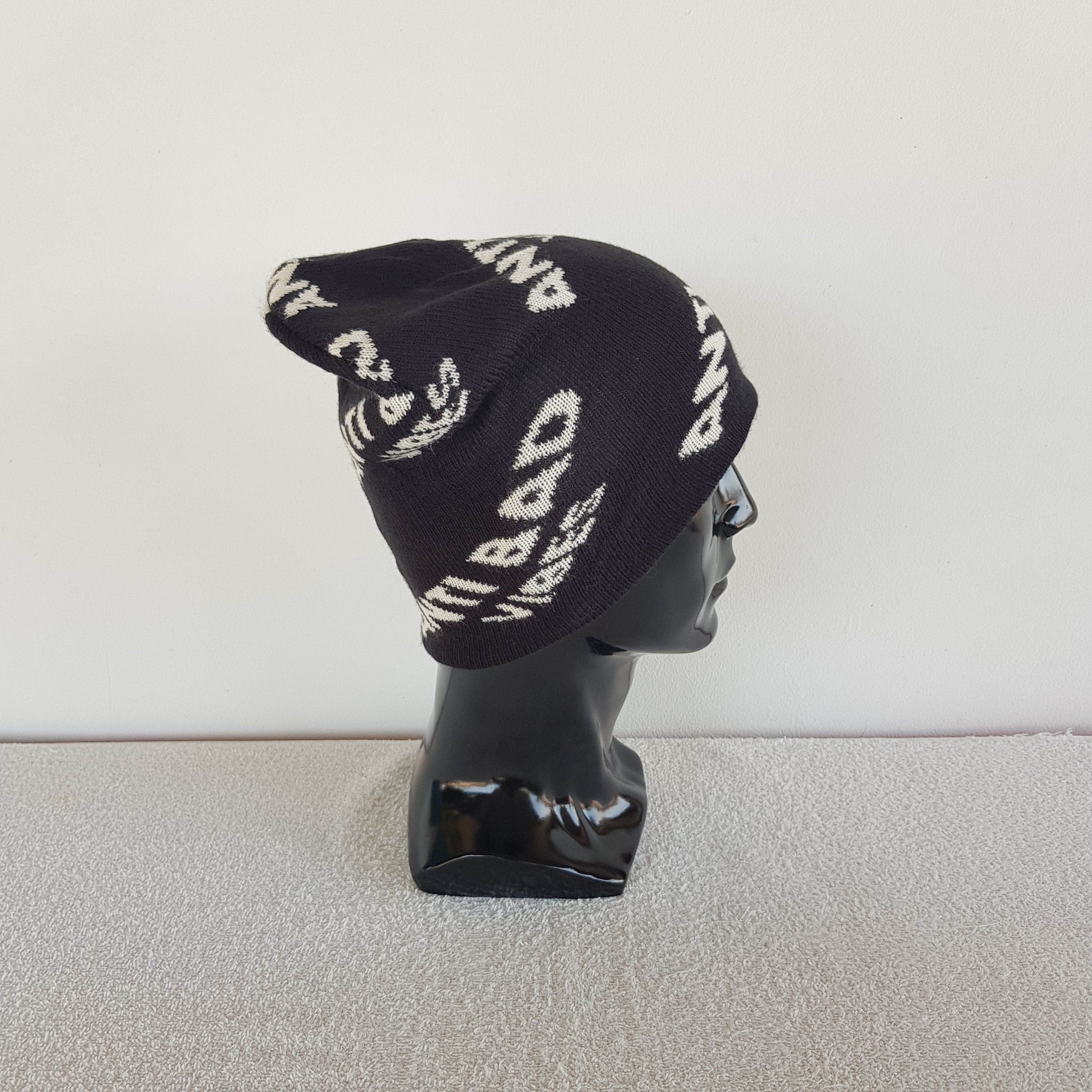 If Six Was Nine × Japanese Brand × Vintage Anti Bad Vibes Beanie Snow Cap Anti Bad Vibes Hats Size ONE SIZE - 3 Thumbnail