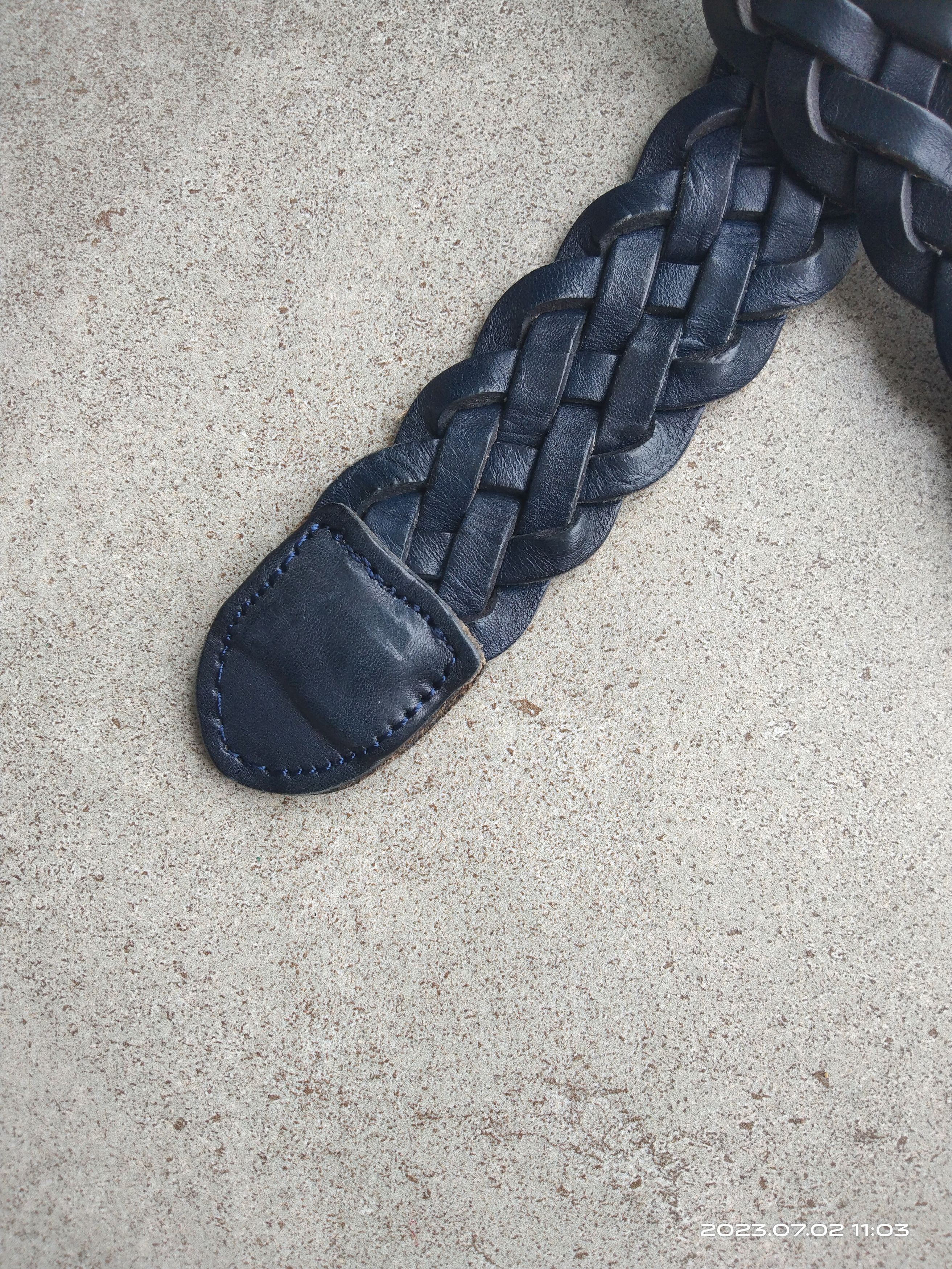 Leather × Vanquish OG🔥VANQUSIH WOVEN LEATHER BELT Size ONE SIZE - 4 Thumbnail