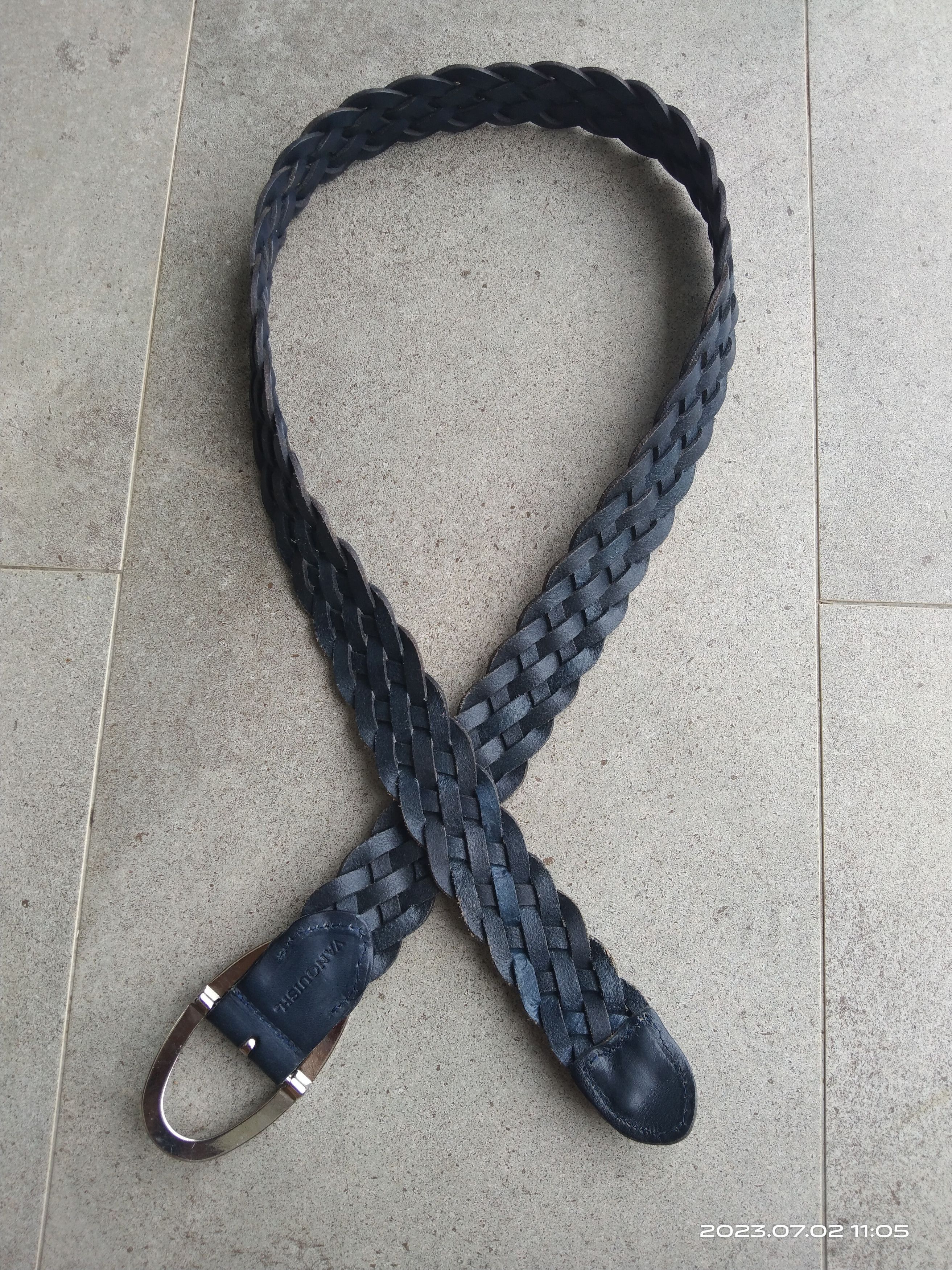Leather × Vanquish OG🔥VANQUSIH WOVEN LEATHER BELT Size ONE SIZE - 3 Thumbnail