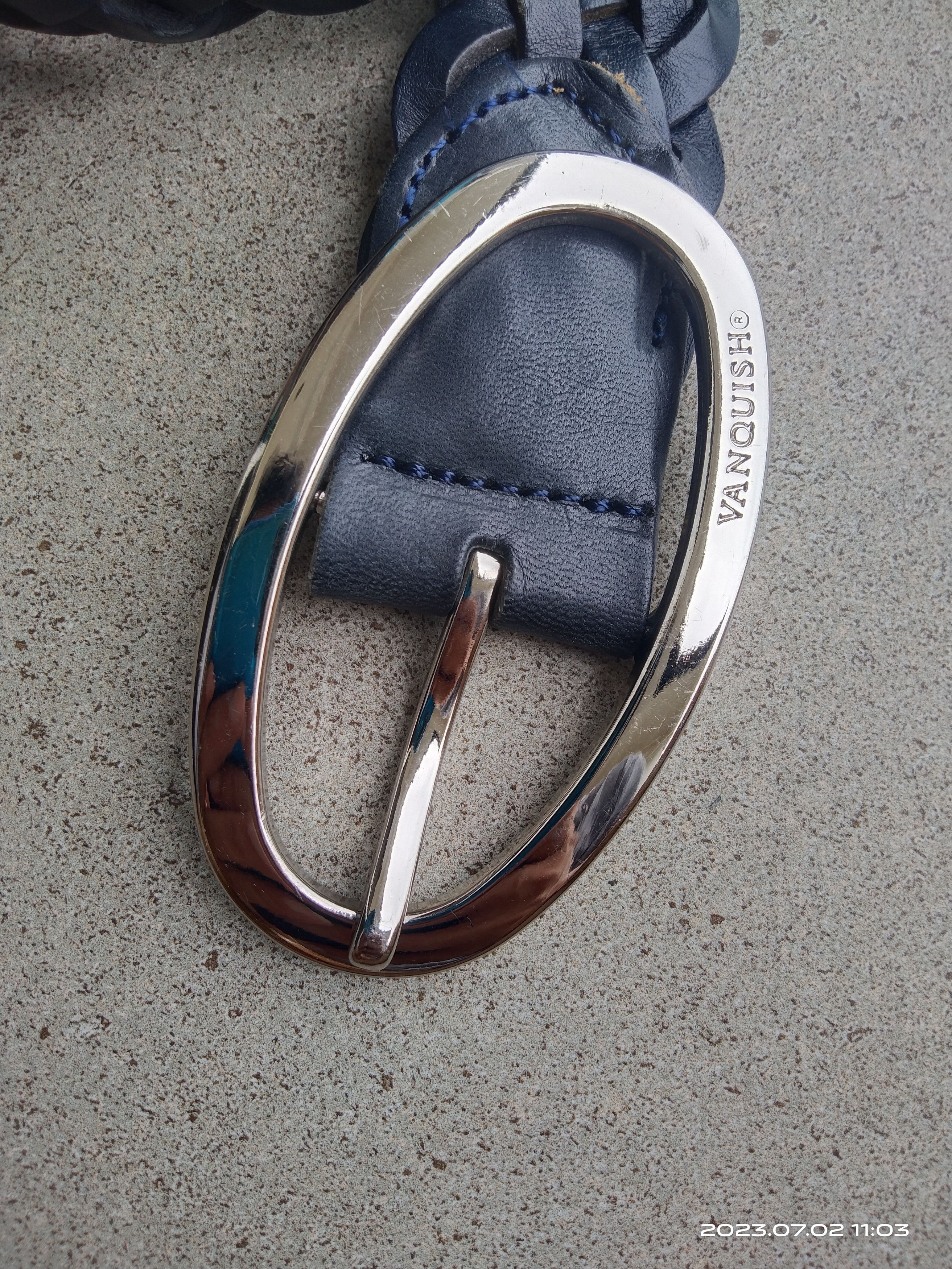 Leather × Vanquish OG🔥VANQUSIH WOVEN LEATHER BELT Size ONE SIZE - 5 Thumbnail
