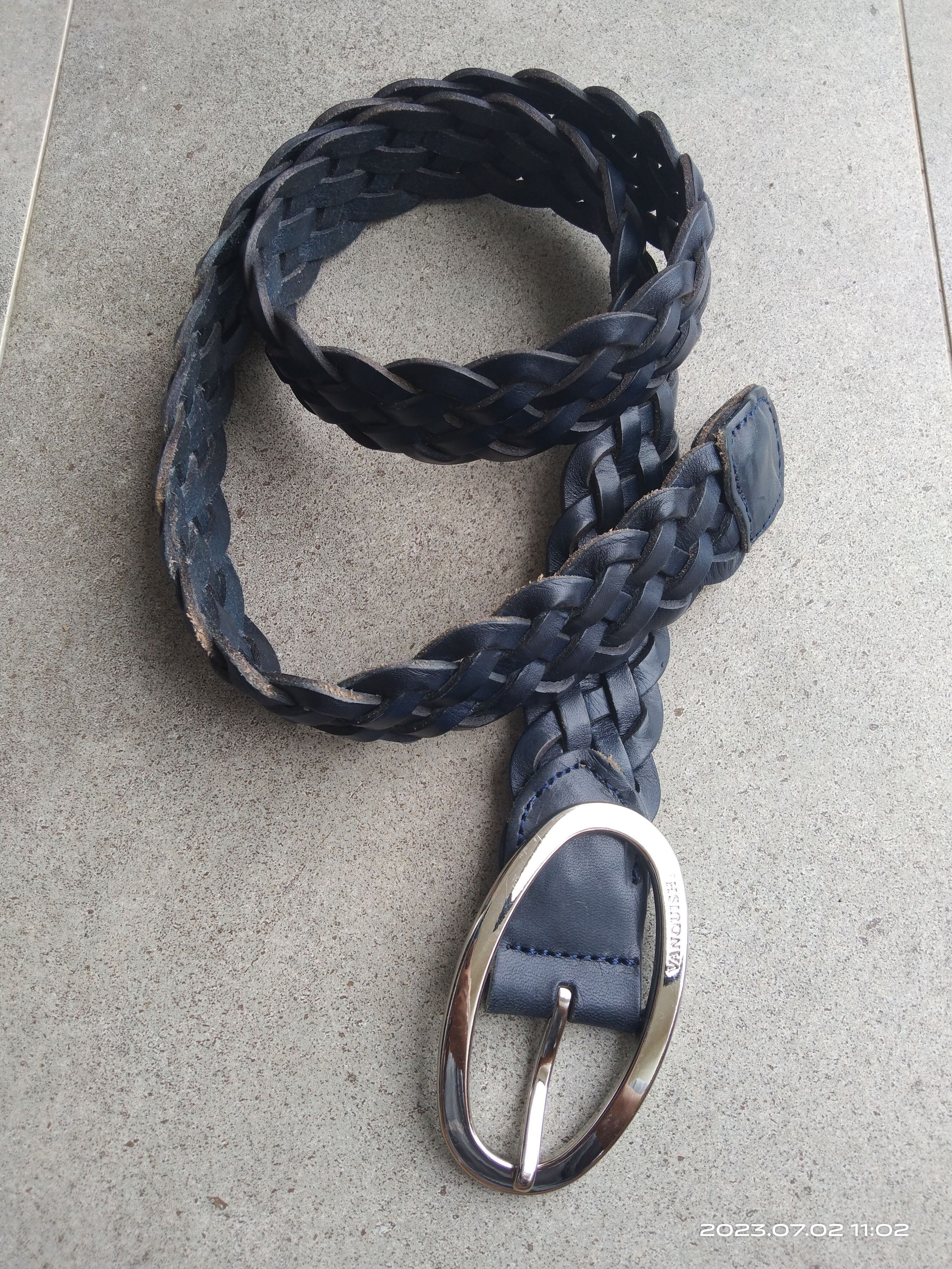 Leather × Vanquish OG🔥VANQUSIH WOVEN LEATHER BELT Size ONE SIZE - 1 Thumbnail