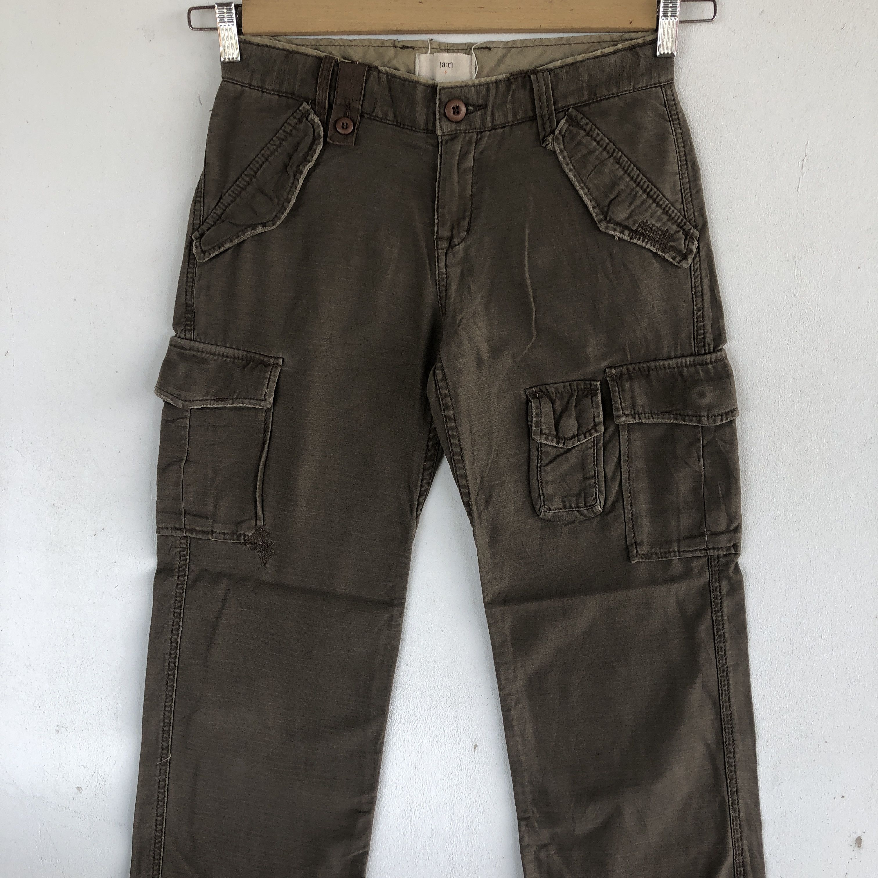 Japanese Brand × Vintage Vintage Japanese Cargo Pants Multi Pocket Bondage Trousers Size 28" / US 6 / IT 42 - 5 Thumbnail