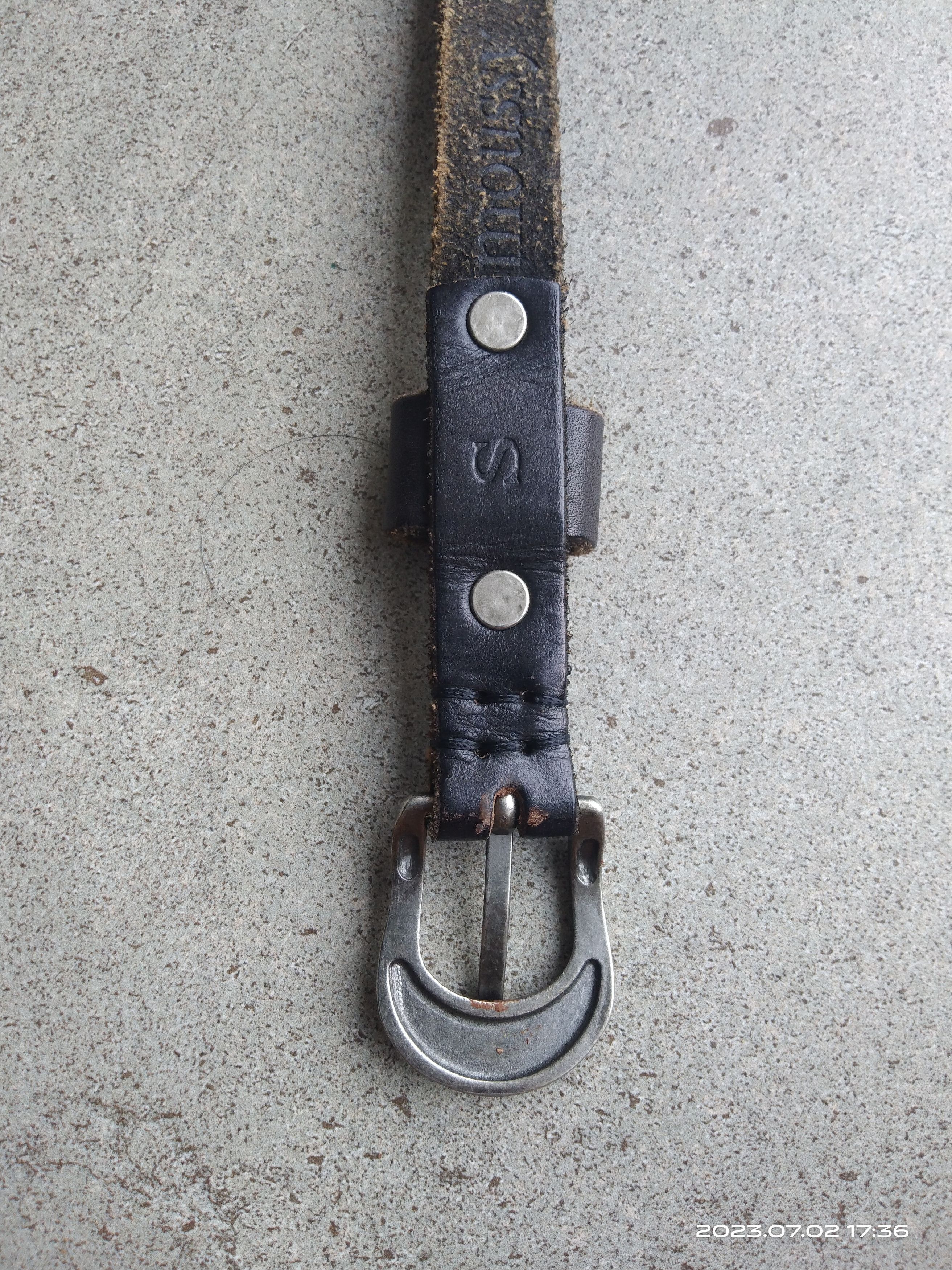 Leather OG🔥MOUSSY STUDDED LEATHER BELT Size ONE SIZE - 5 Thumbnail