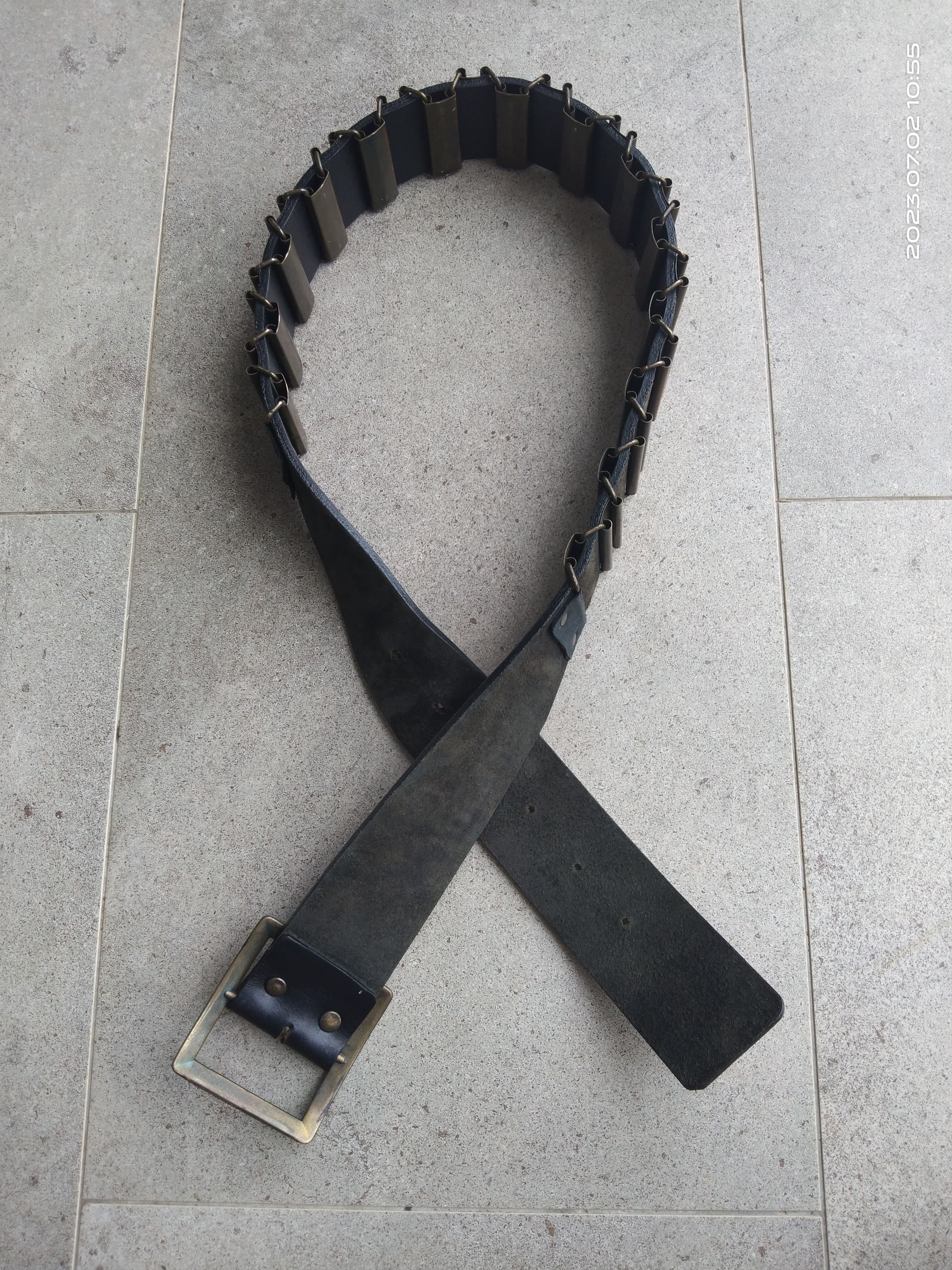 Leather × Seditionaries LEATHER BELT BLACK(SIZE 29-34 INCH) Size ONE SIZE - 3 Thumbnail