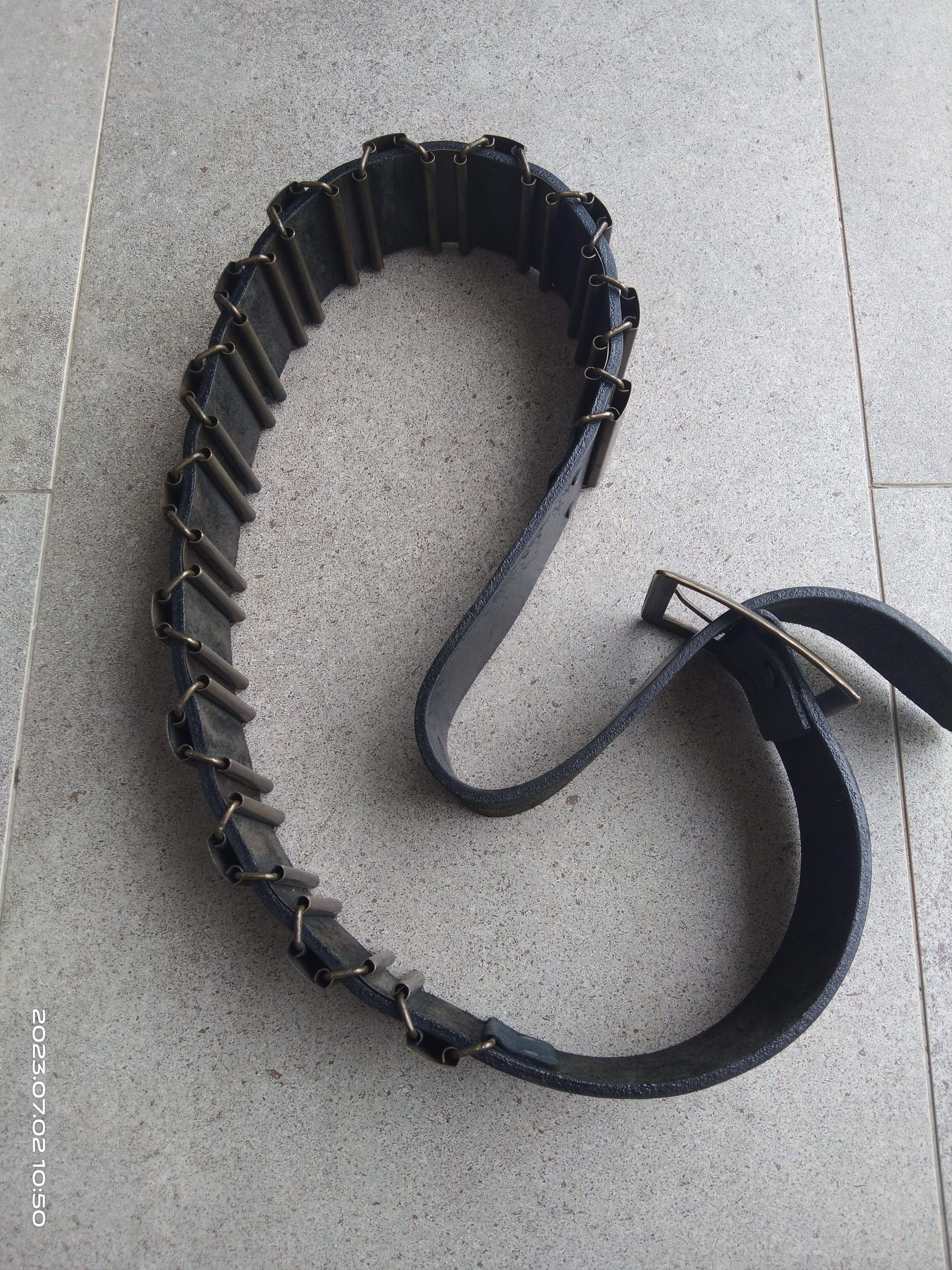 Leather × Seditionaries LEATHER BELT BLACK(SIZE 29-34 INCH) Size ONE SIZE - 4 Thumbnail