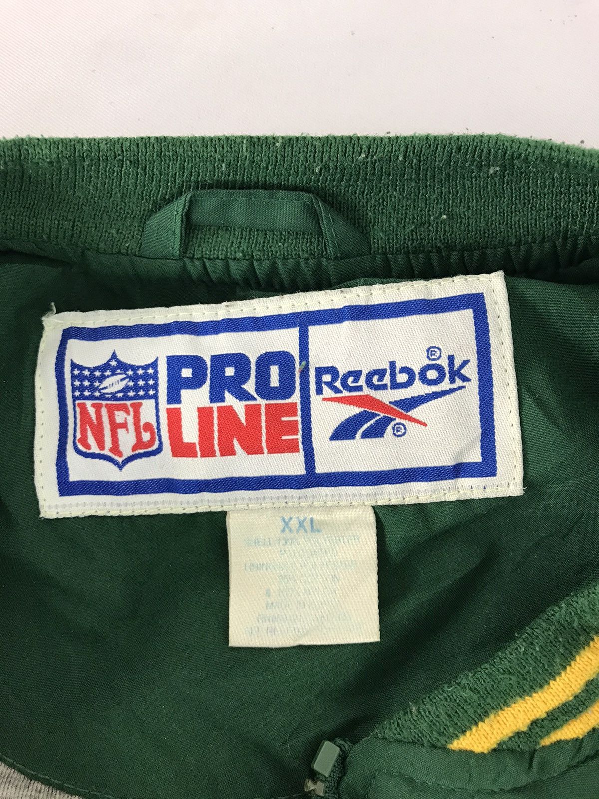 NFL × Reebok Reebok Pro Line NFL Green Bay Packers Half Zip Spell Out Size US XXL / EU 58 / 5 - 6 Thumbnail