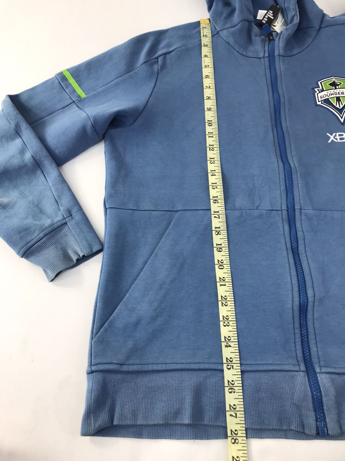 Adidas Adidas Seattle Sounder FC Xbox Hoodies Zip Up Jacket Size US L / EU 52-54 / 3 - 10 Thumbnail