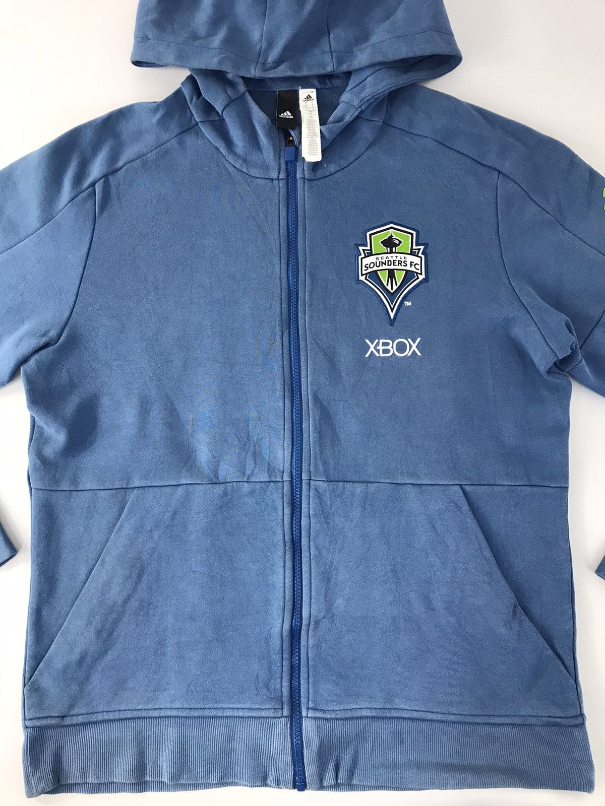Adidas Adidas Seattle Sounder FC Xbox Hoodies Zip Up Jacket Size US L / EU 52-54 / 3 - 3 Thumbnail