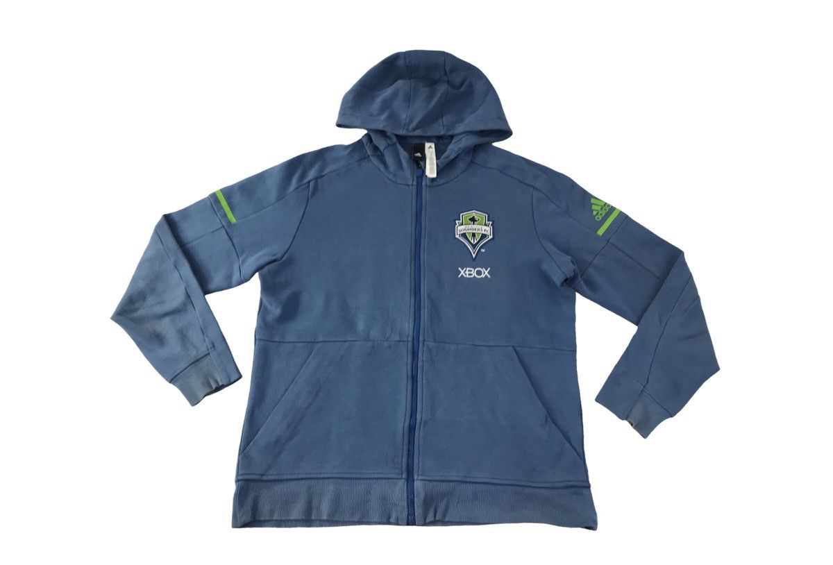 Adidas Adidas Seattle Sounder FC Xbox Hoodies Zip Up Jacket Size US L / EU 52-54 / 3 - 1 Thumbnail