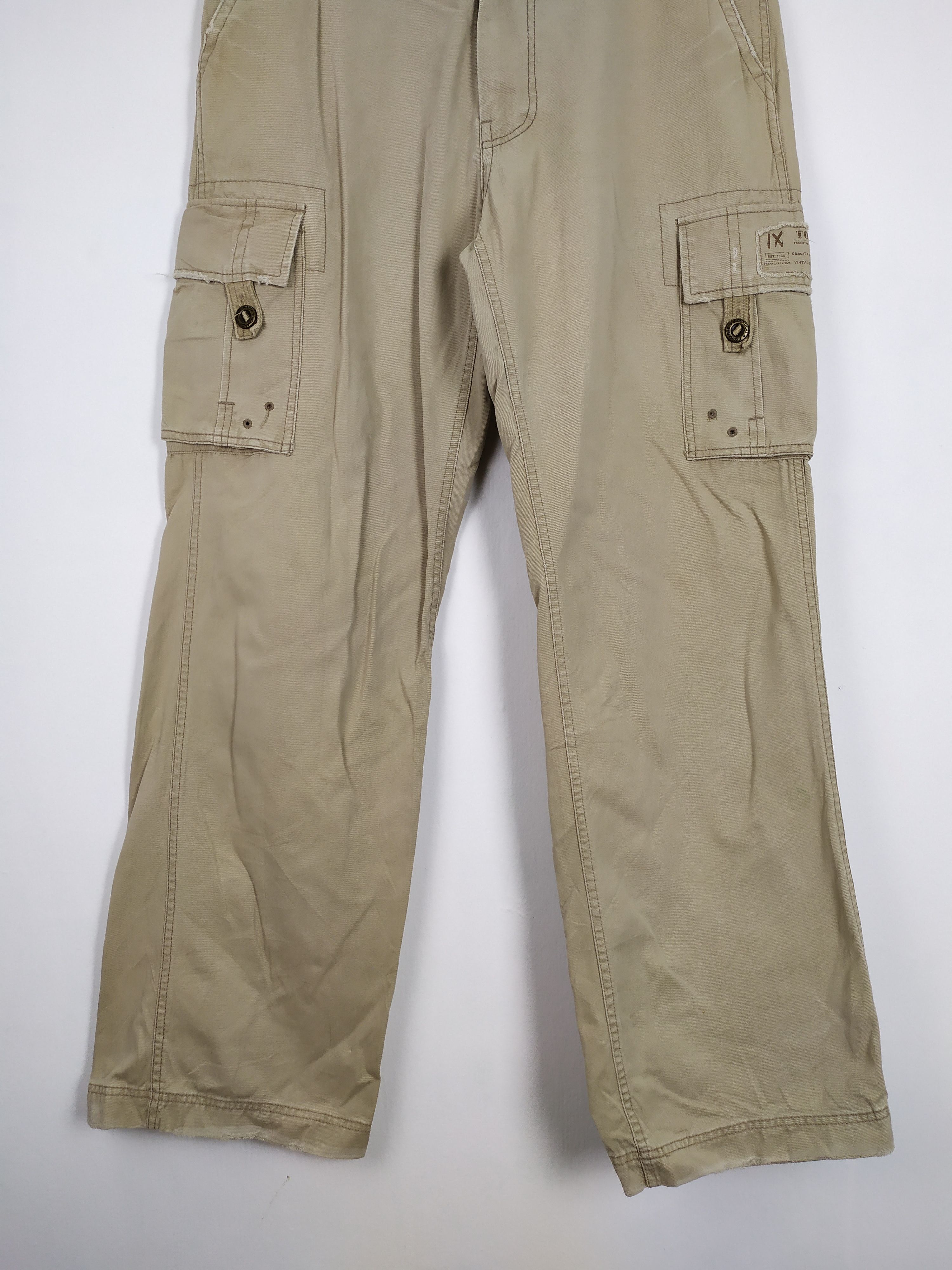 Japanese Brand Vintage Industrial Exchange Baggy Cargo Pants Size US 34 / EU 50 - 3 Thumbnail