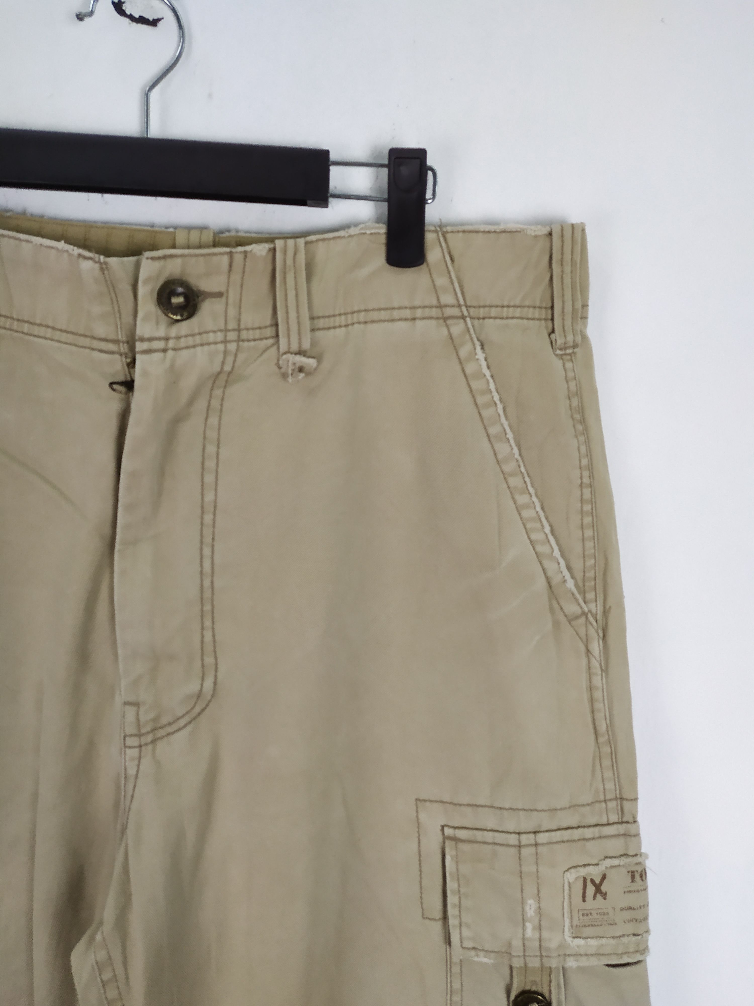 Japanese Brand Vintage Industrial Exchange Baggy Cargo Pants Size US 34 / EU 50 - 7 Thumbnail
