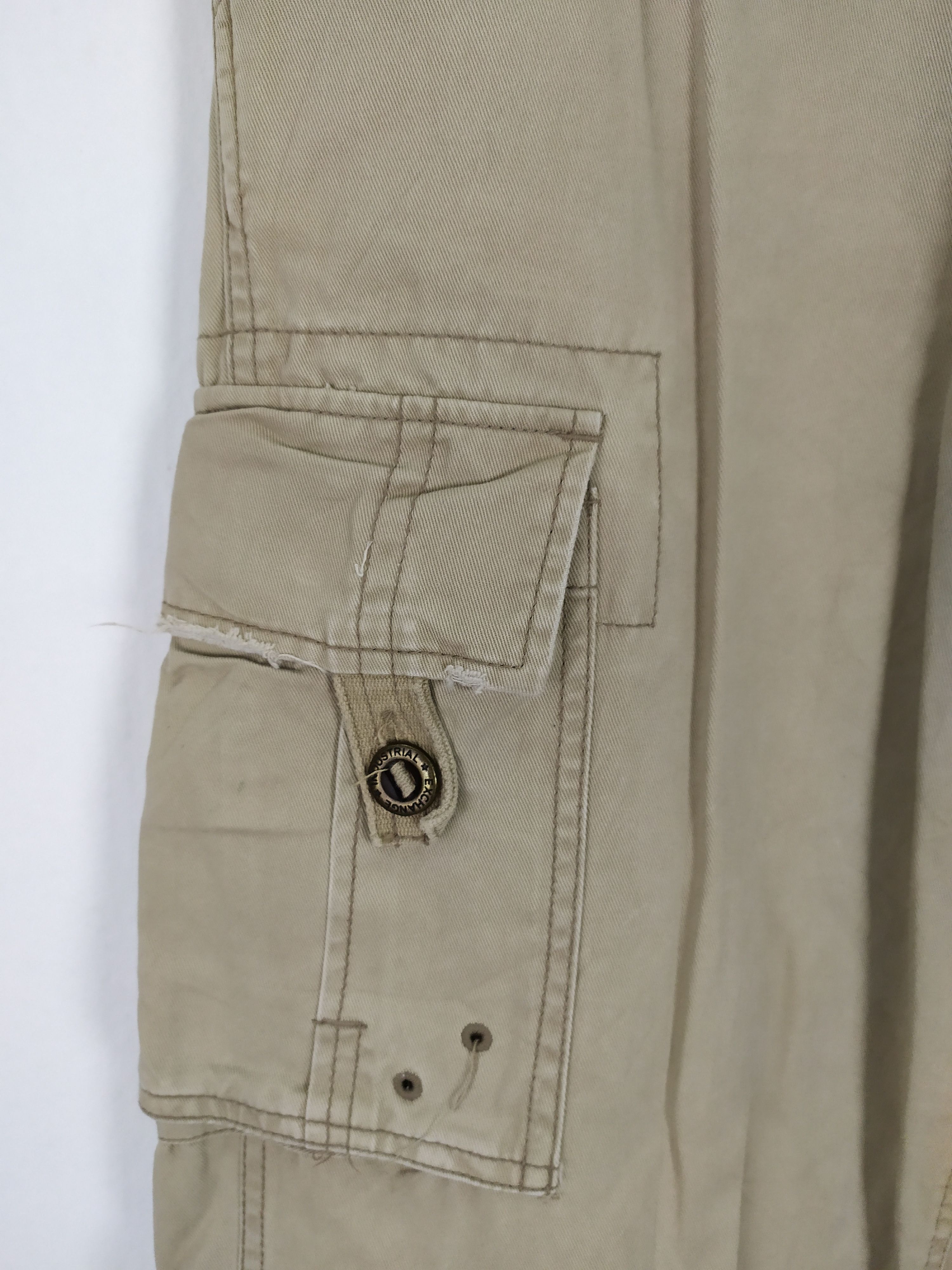 Japanese Brand Vintage Industrial Exchange Baggy Cargo Pants Size US 34 / EU 50 - 5 Thumbnail