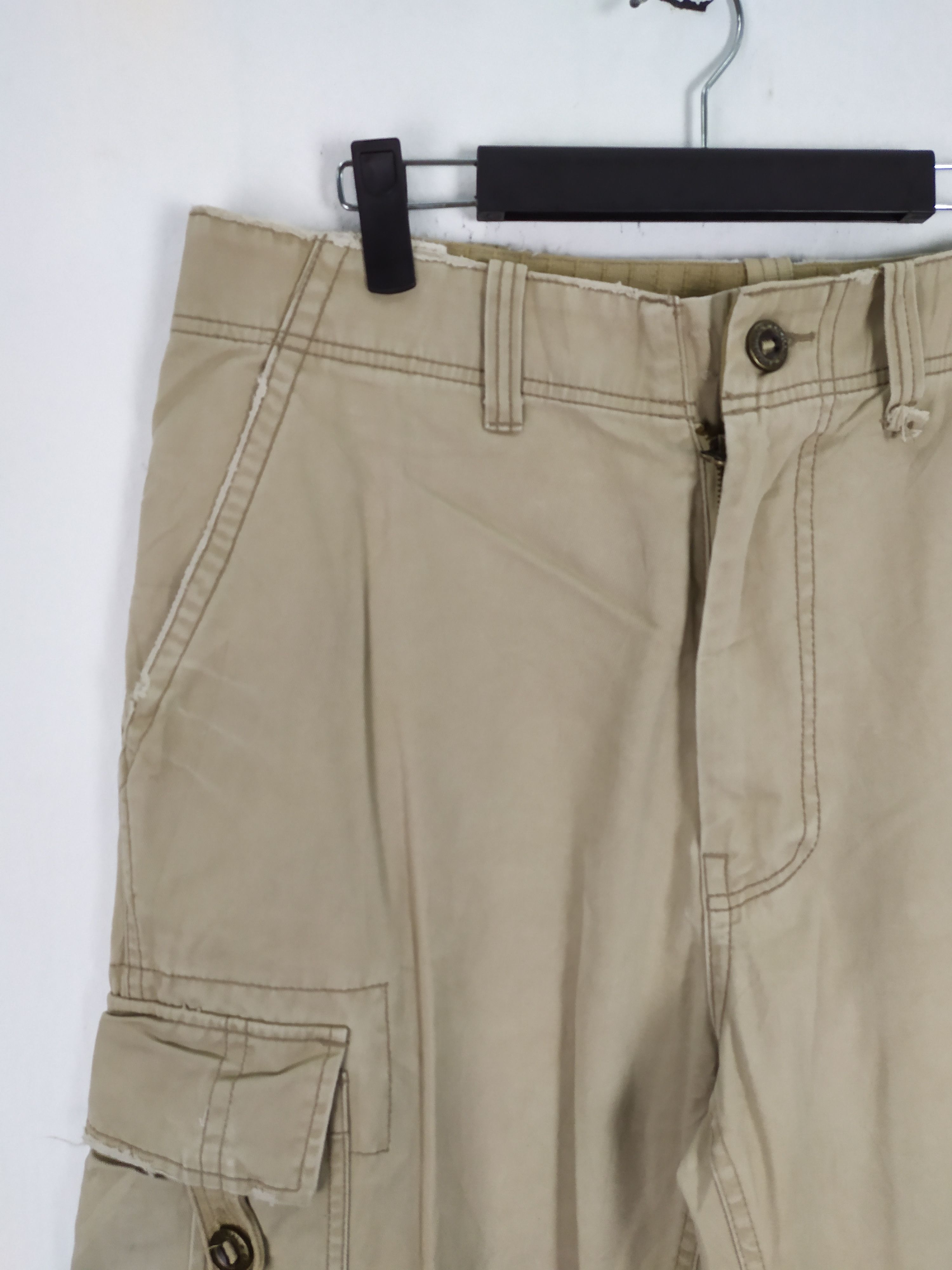 Japanese Brand Vintage Industrial Exchange Baggy Cargo Pants Size US 34 / EU 50 - 8 Thumbnail
