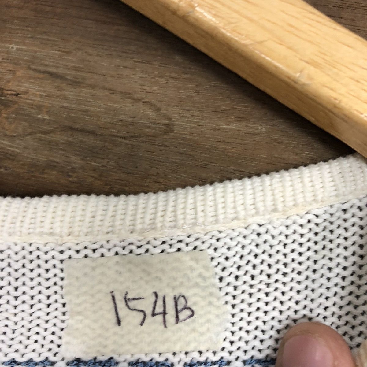 Homespun Knitwear Lady Arran Stripe vintage japan Blue Knitwear #154B Size M / US 6-8 / IT 42-44 - 11 Thumbnail