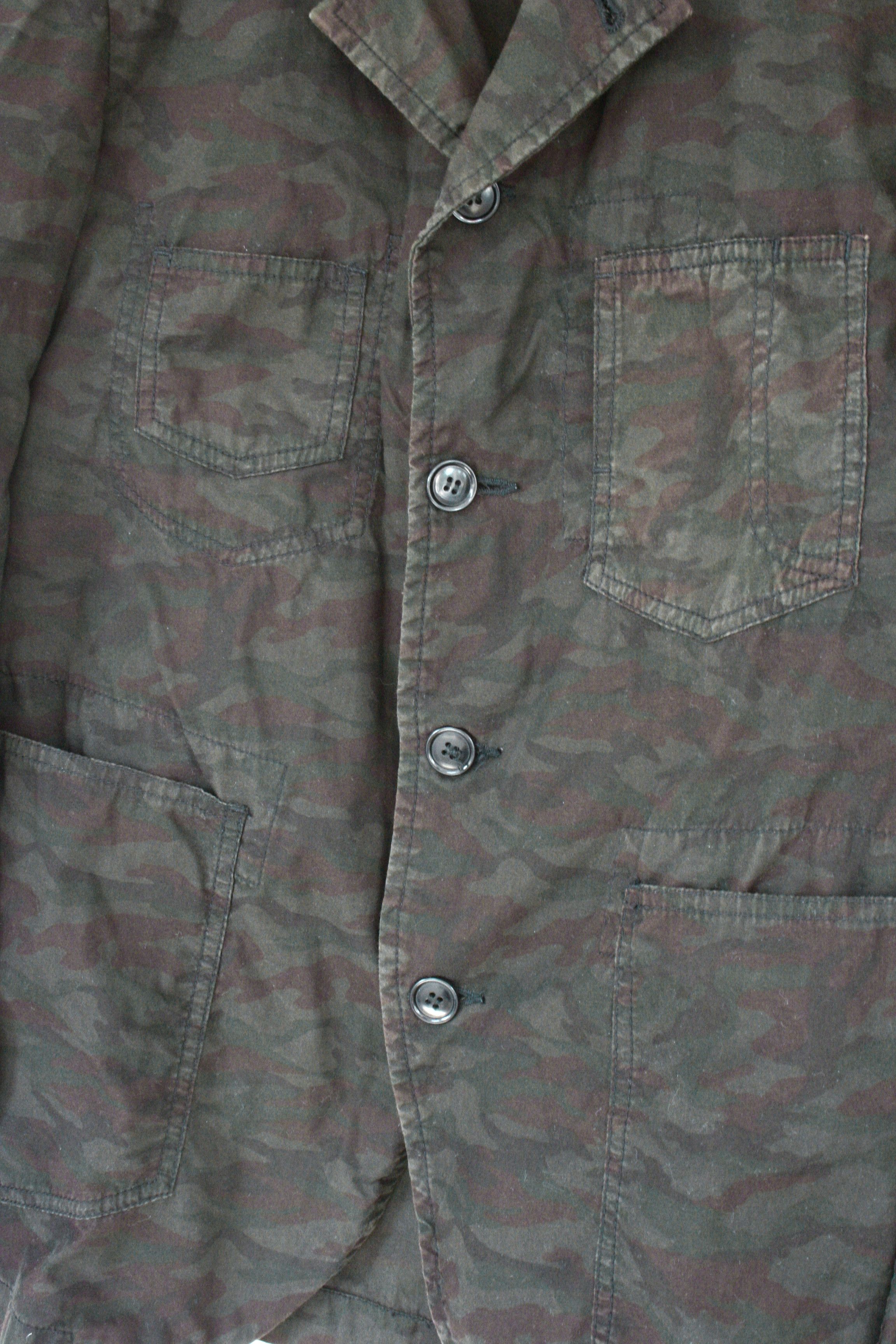 Comme des Garcons Homme Plus Comme Des Garcons Homme Plus CDGH+ Camo Blazer Size S / US 4 / IT 40 - 5 Thumbnail