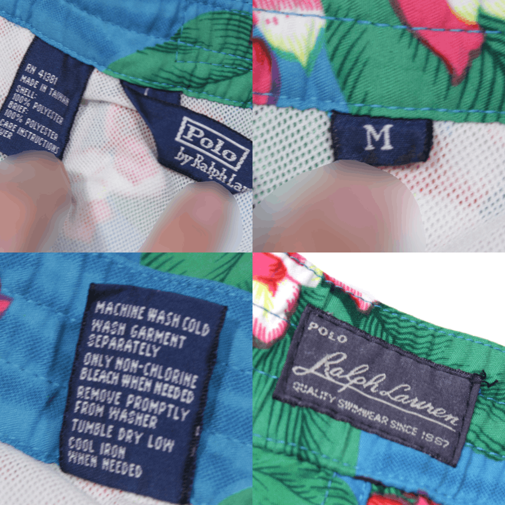 Polo Ralph Lauren Floral Swim Shorts Vintage Size US 32 / EU 48 - 5 Thumbnail