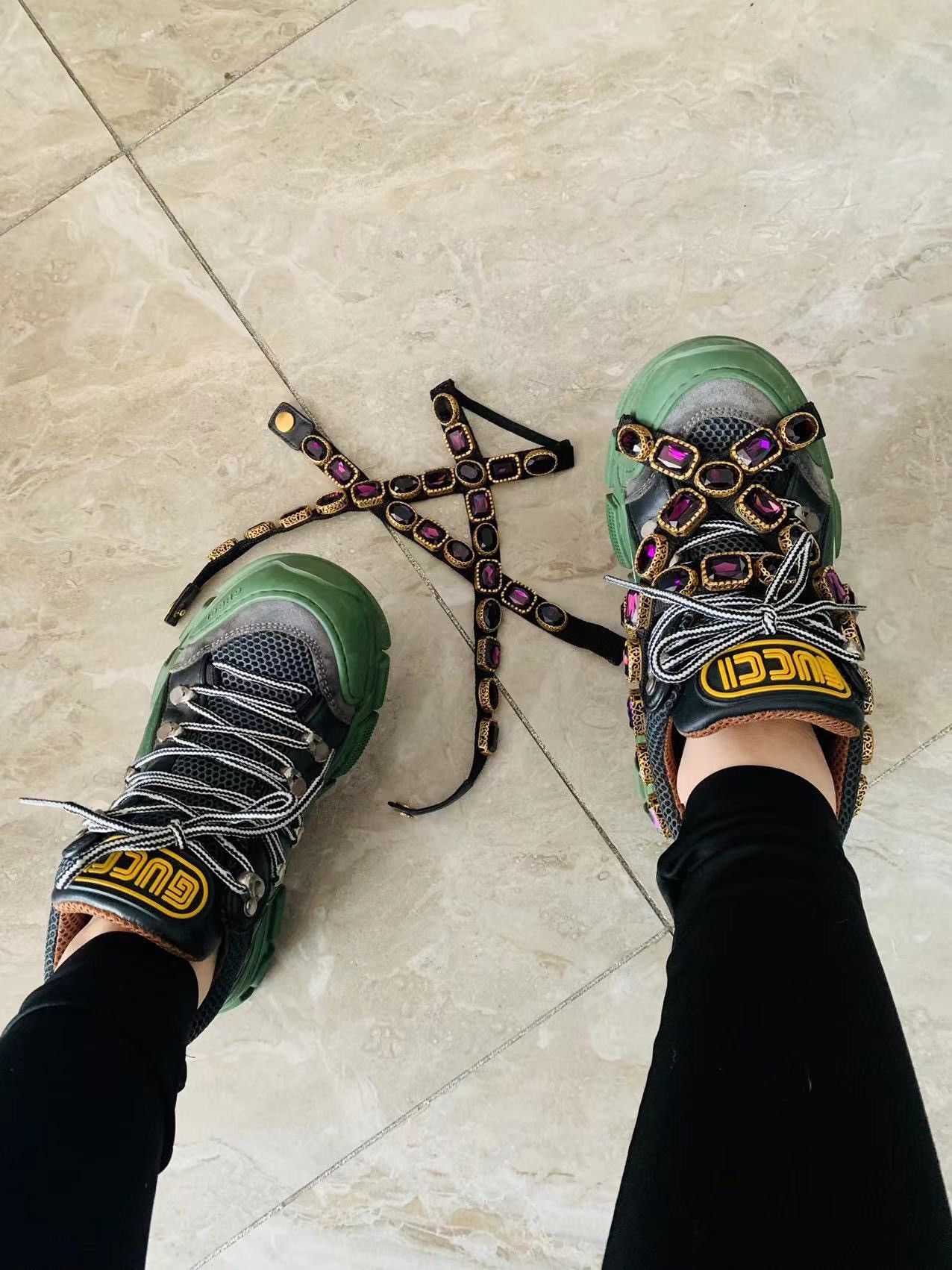 Gucci Gucci Flashtrek sneaker size 36.5 Italy Women 6.5 Size US 6.5 / IT 36.5 - 11 Thumbnail