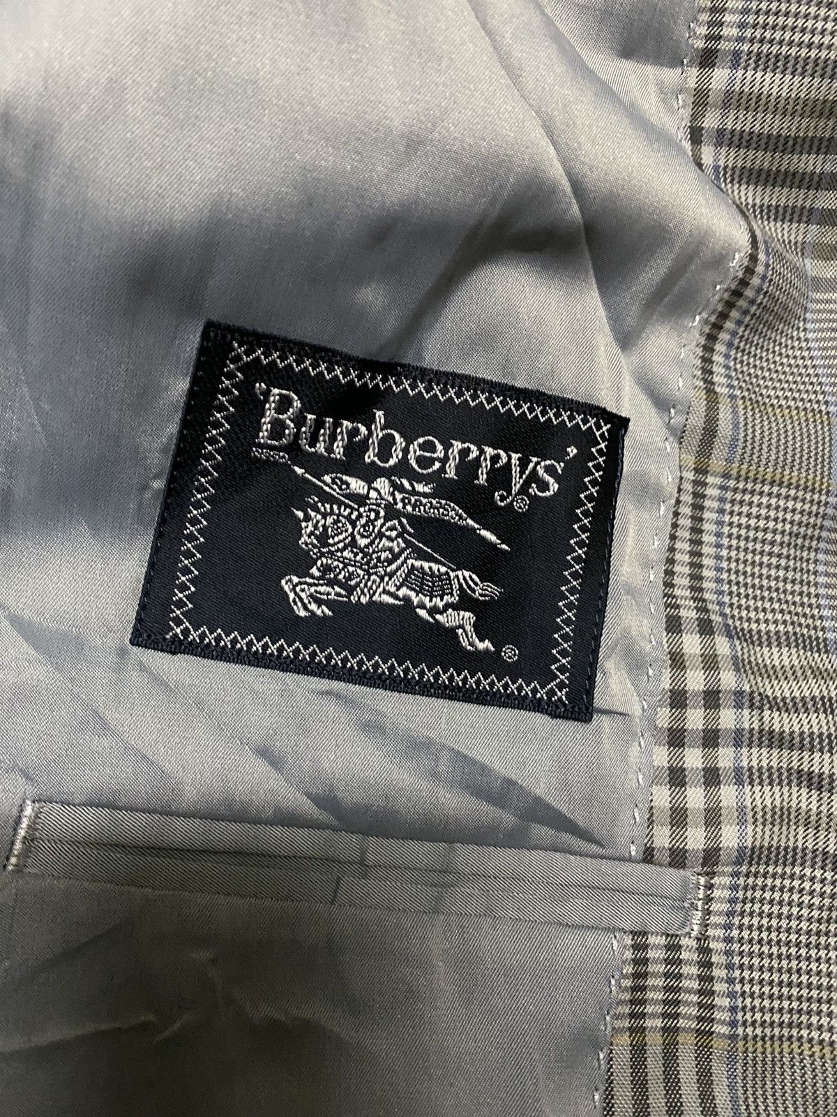 Burberry × Japanese Brand × Vintage Vintage Burberrys NovaCheck Blazer Coat Size 38R - 7 Thumbnail