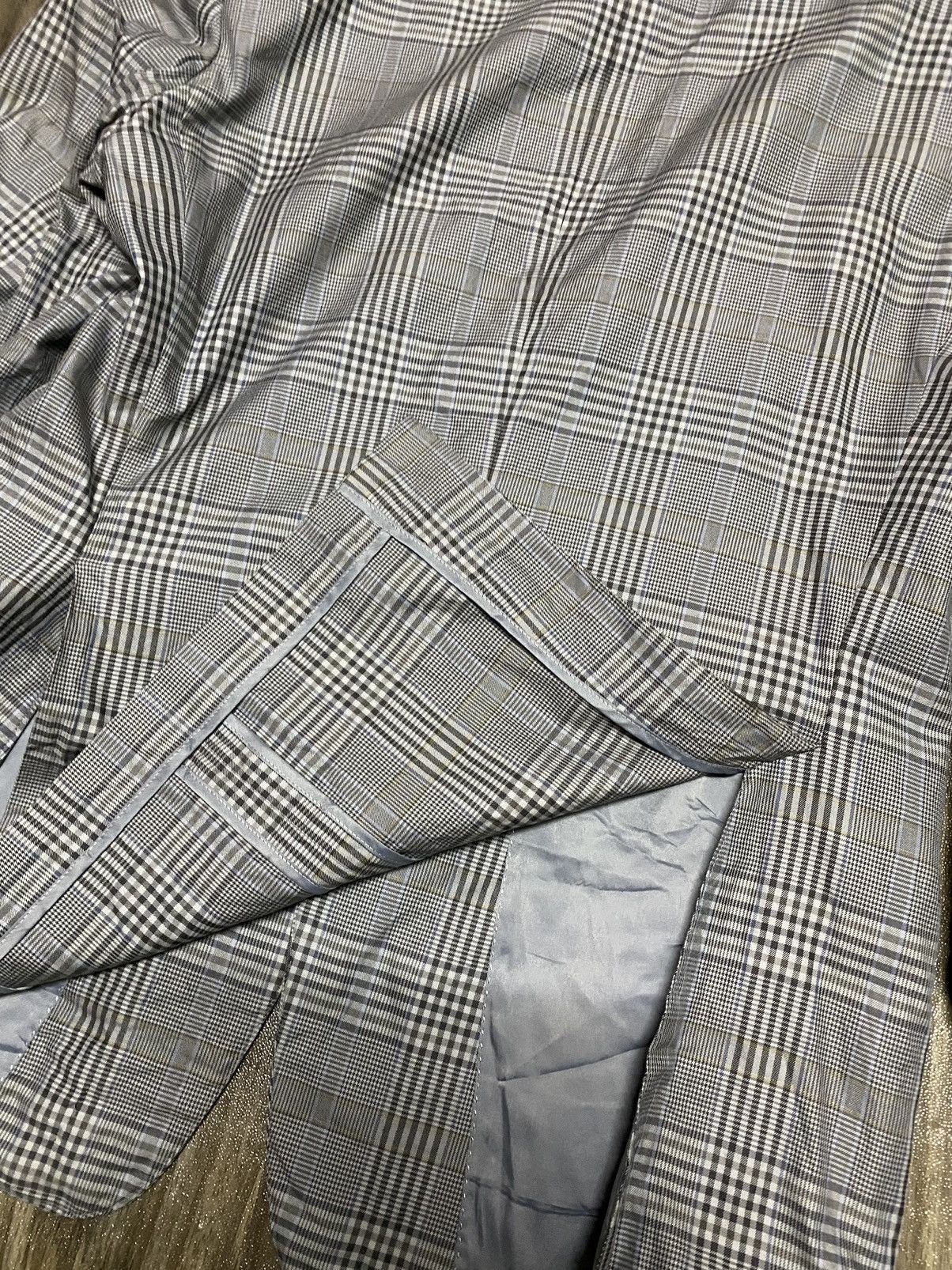 Burberry × Japanese Brand × Vintage Vintage Burberrys NovaCheck Blazer Coat Size 38R - 5 Thumbnail