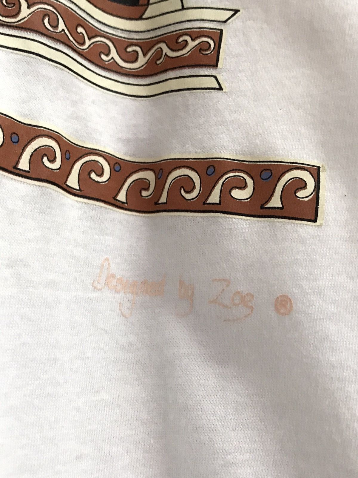 Vintage Vintage Ancient Greek Masterpiece Art by Zoe Tshirt Size US L / EU 52-54 / 3 - 5 Thumbnail