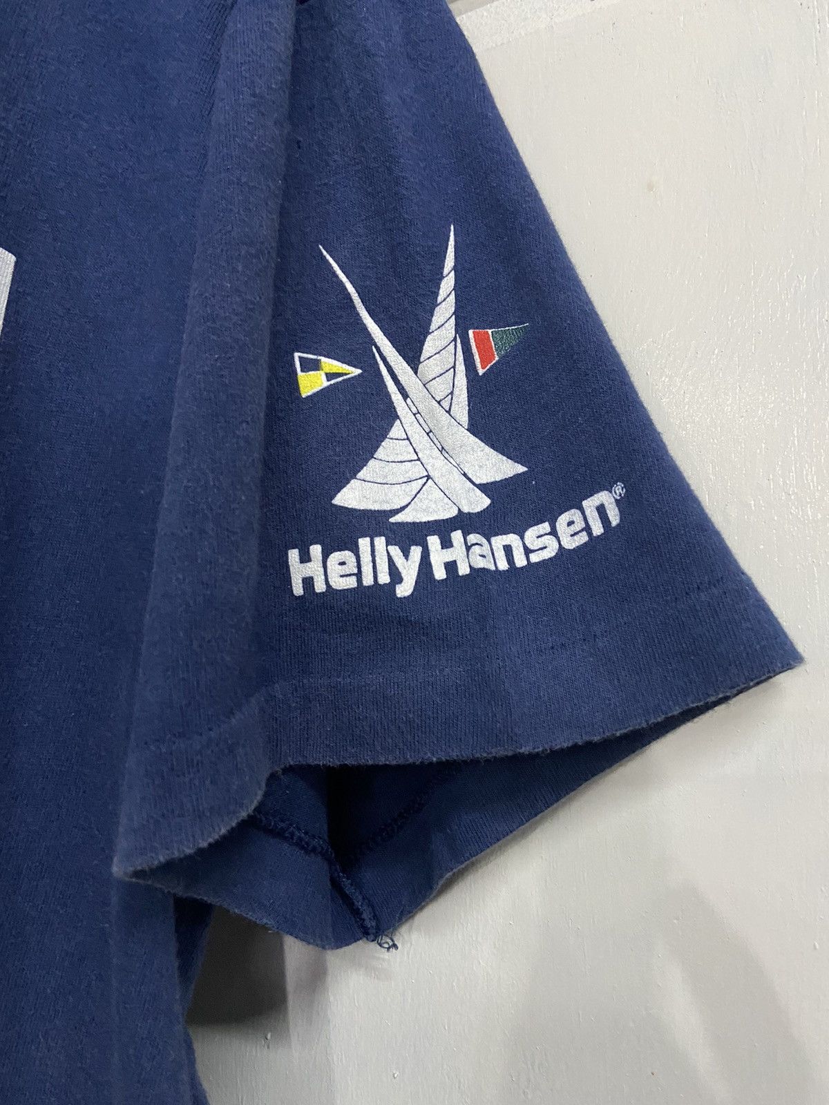 Helly Hansen × Vintage Vintage 90’s Helly Hansen Sea Gear Single Stitch Tee Size US L / EU 52-54 / 3 - 6 Thumbnail