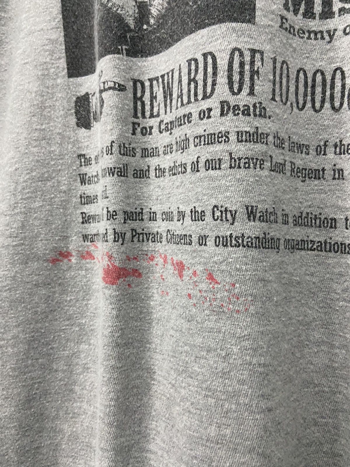 Playstation Dishonored Whaler Wanted Gaming Promo tee Size US M / EU 48-50 / 2 - 6 Thumbnail