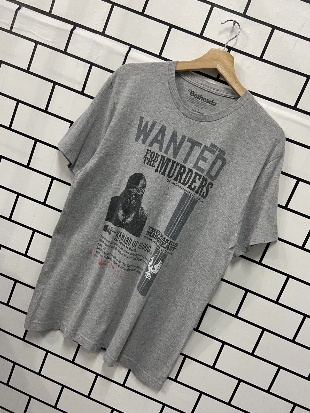 Playstation Dishonored Whaler Wanted Gaming Promo tee Size US M / EU 48-50 / 2 - 4 Thumbnail