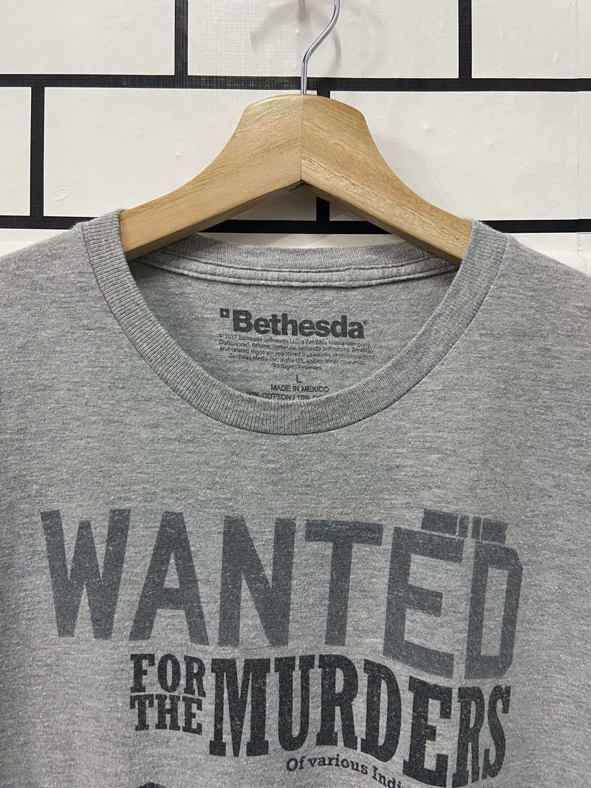 Playstation Dishonored Whaler Wanted Gaming Promo tee Size US M / EU 48-50 / 2 - 8 Thumbnail
