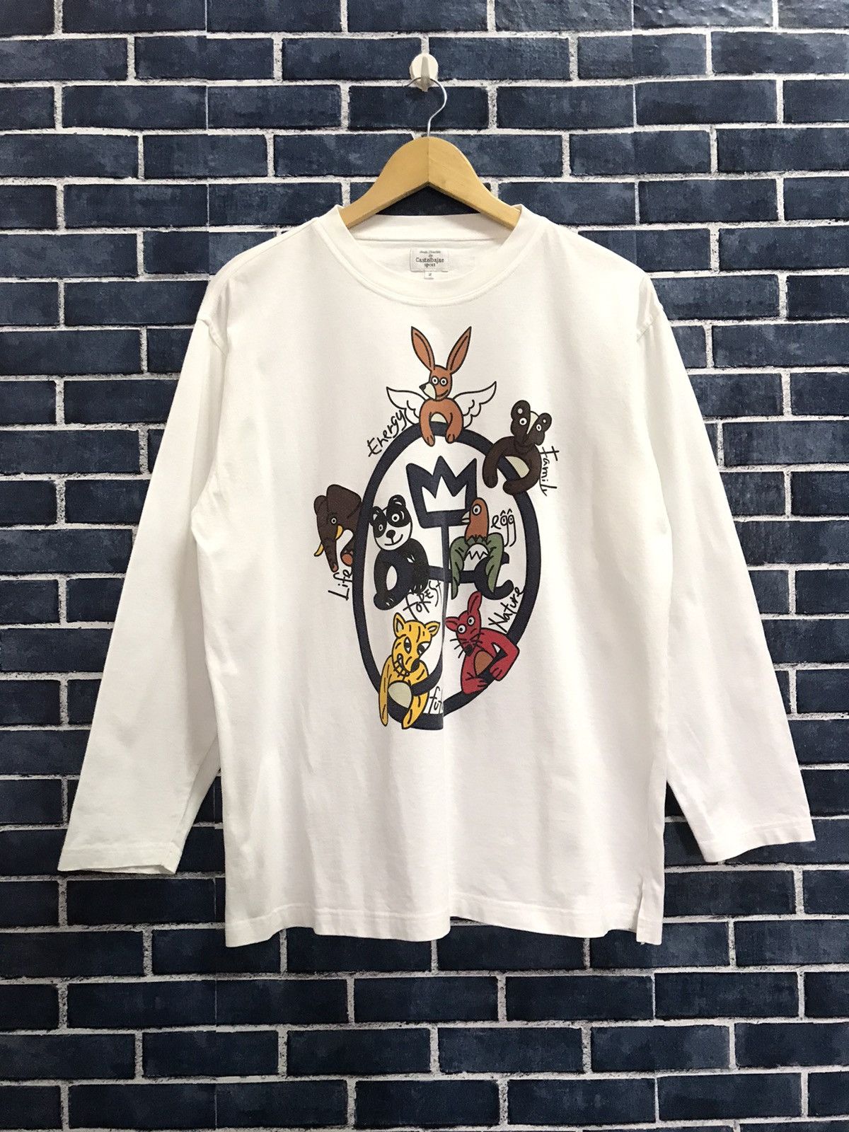 Jean Charles De Castelbajac Vintage Jean charles de castelbajac art Long sleeve tshirt Size US M / EU 48-50 / 2 - 1 Thumbnail